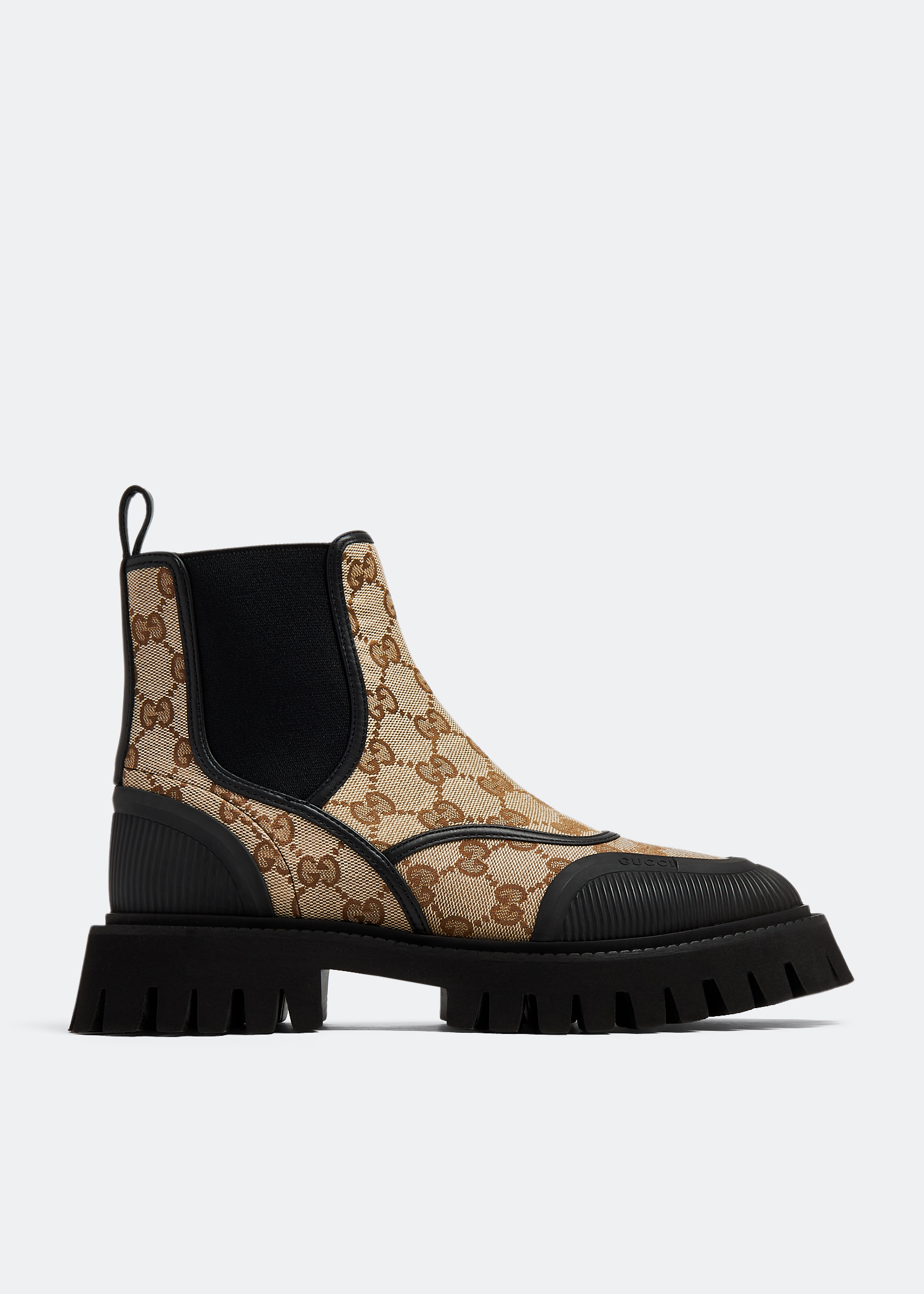 

GG Canvas ankle boots, Beige