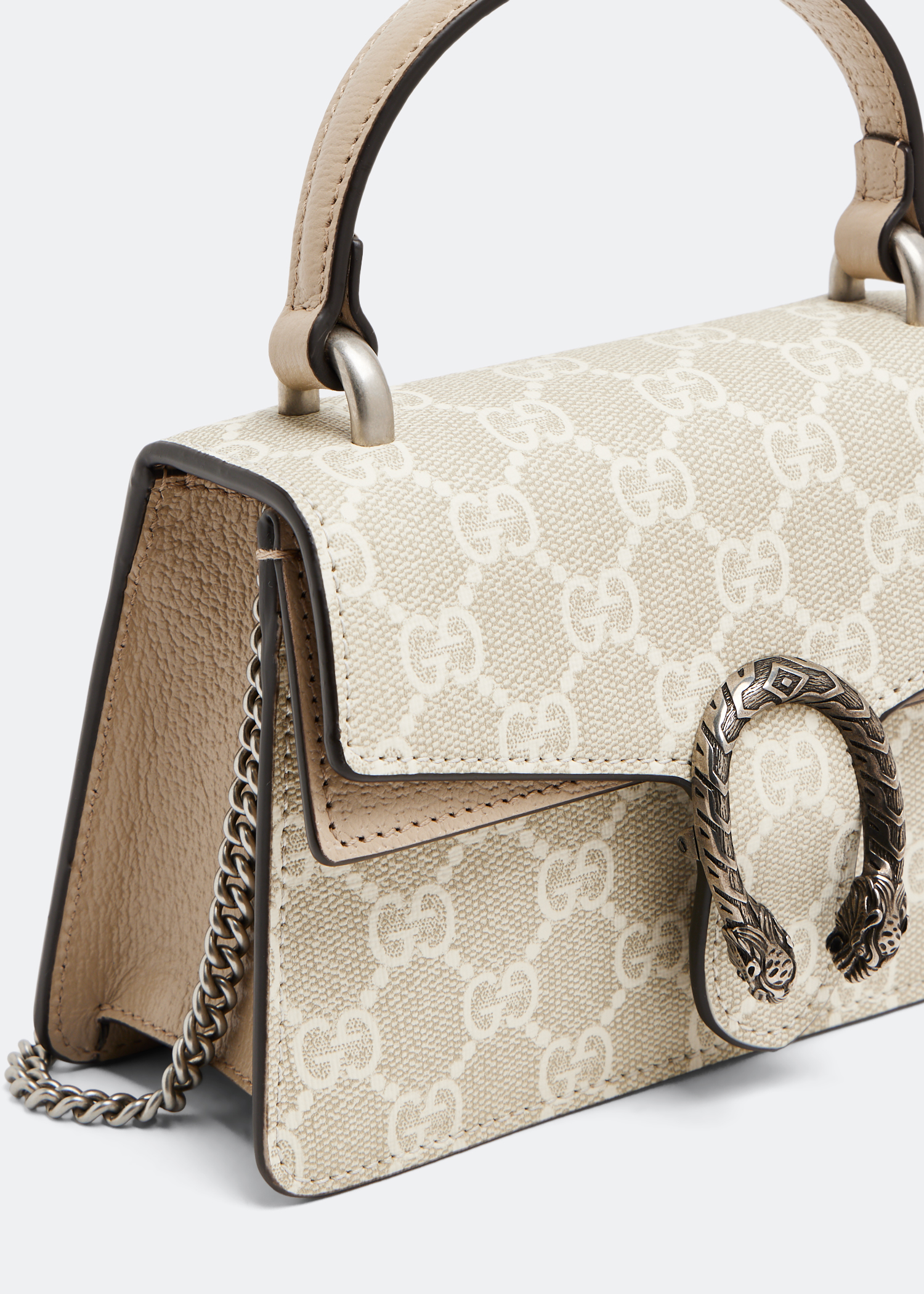 

Dionysus mini top handle bag, Beige