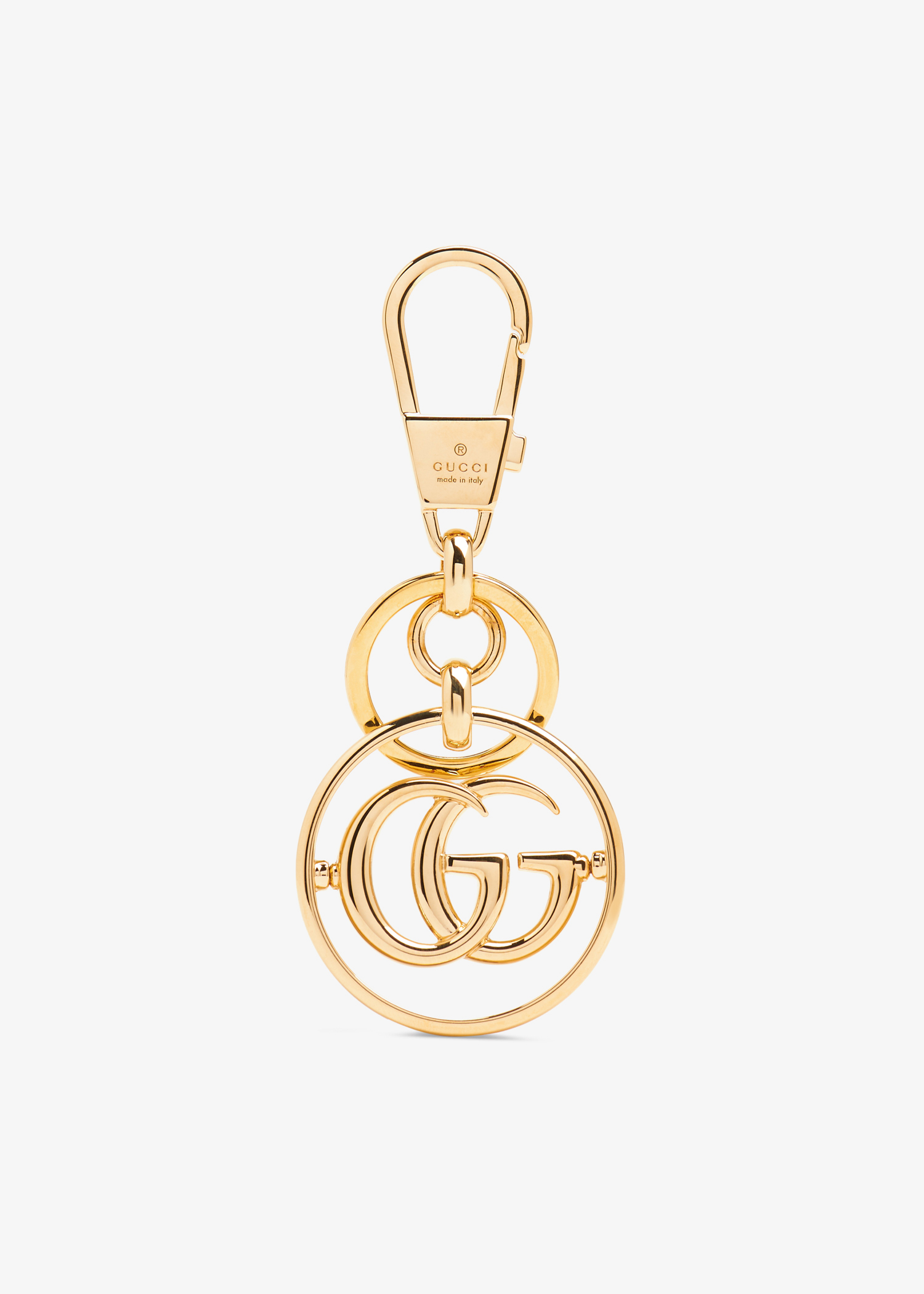 

Double G keychain, Gold