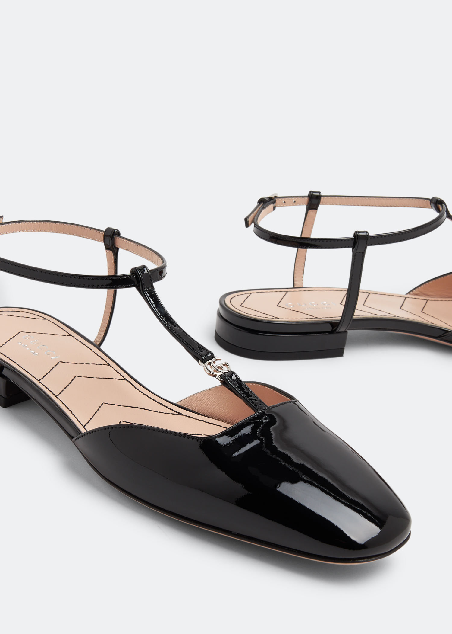 

Petite GG ballet flats, Black