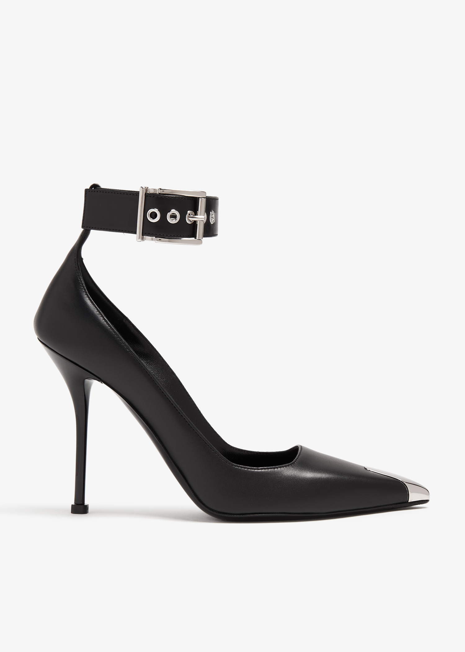 

Punk buckle pumps, Black