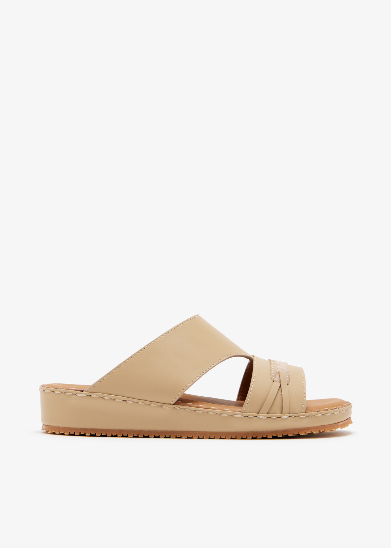 

Leather sandals, Beige