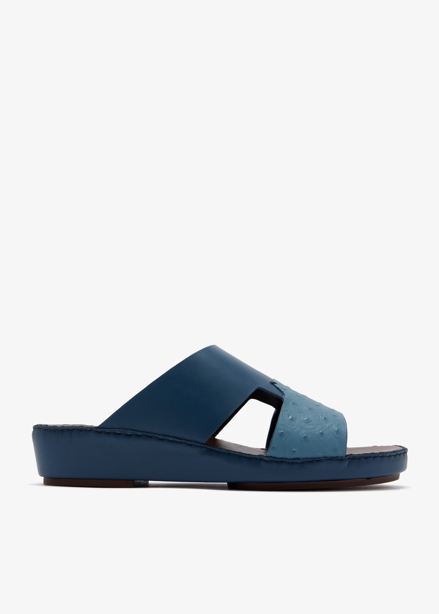 

Leather sandals, Blue