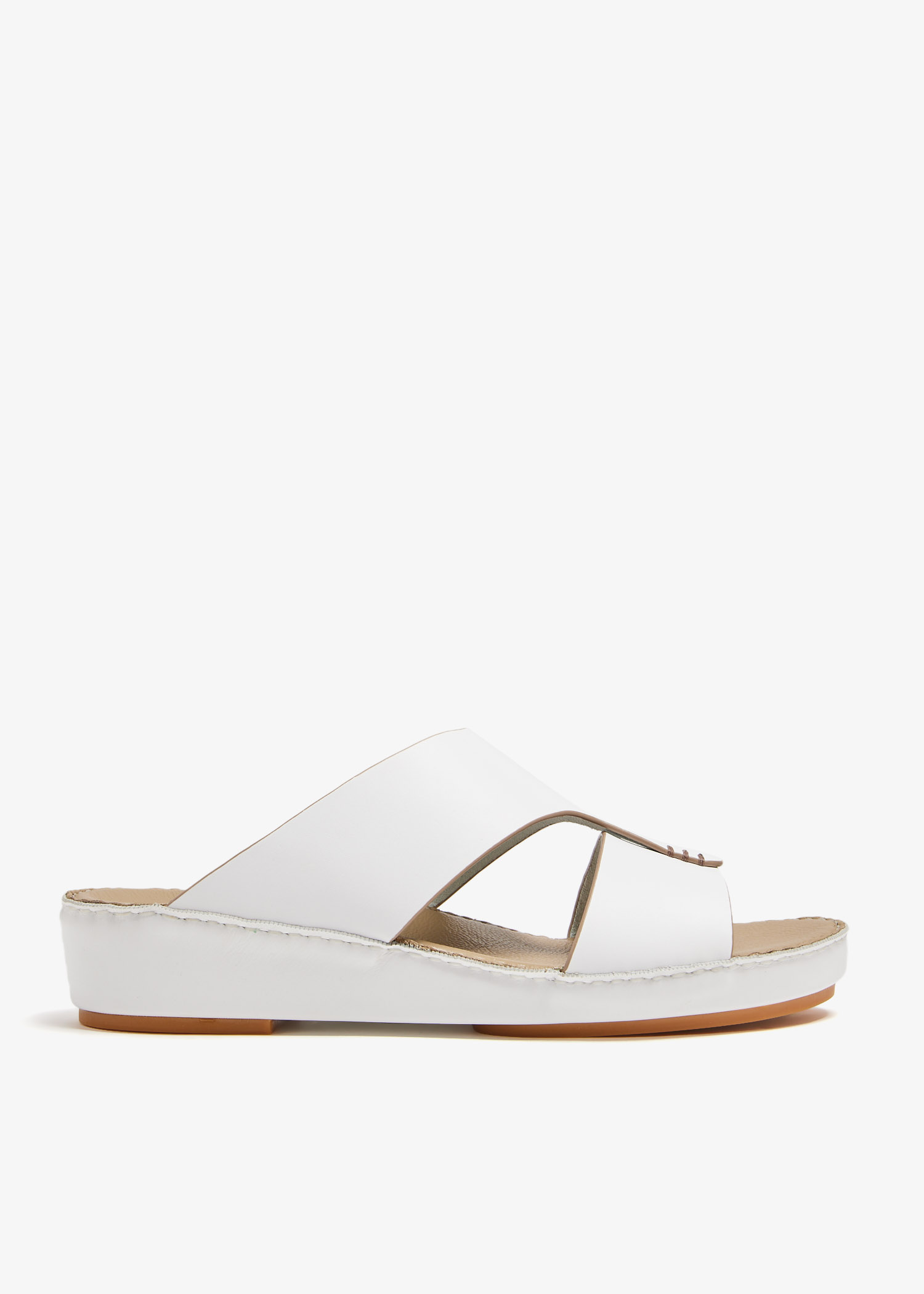 

Lines sandals, White