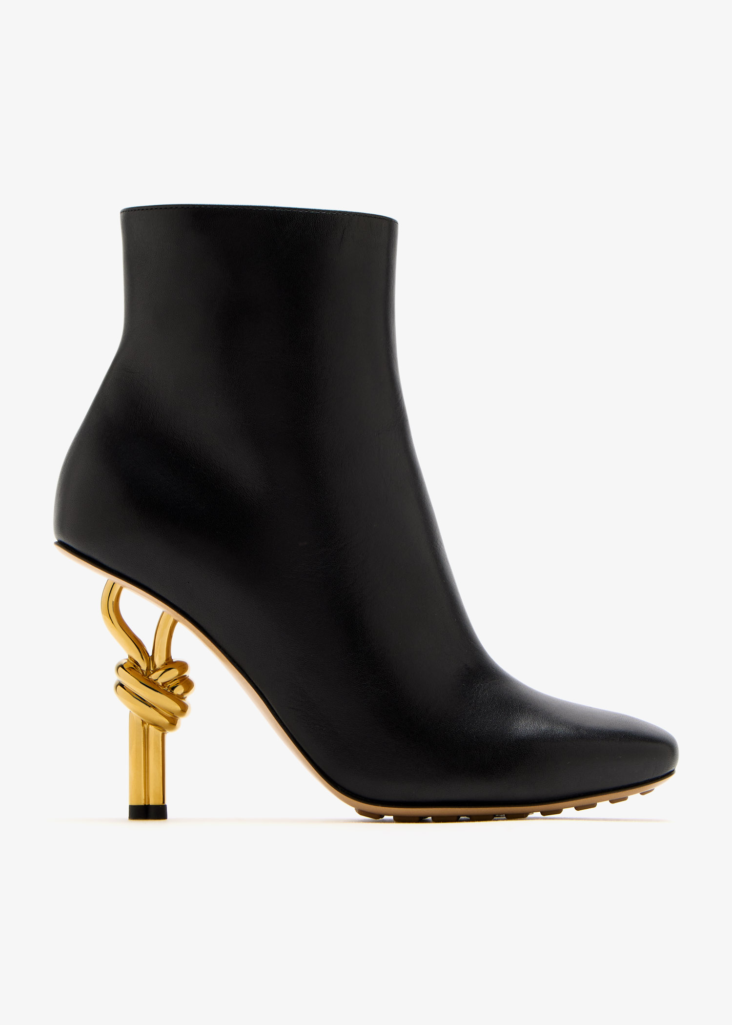 

Knot ankle boots, Black