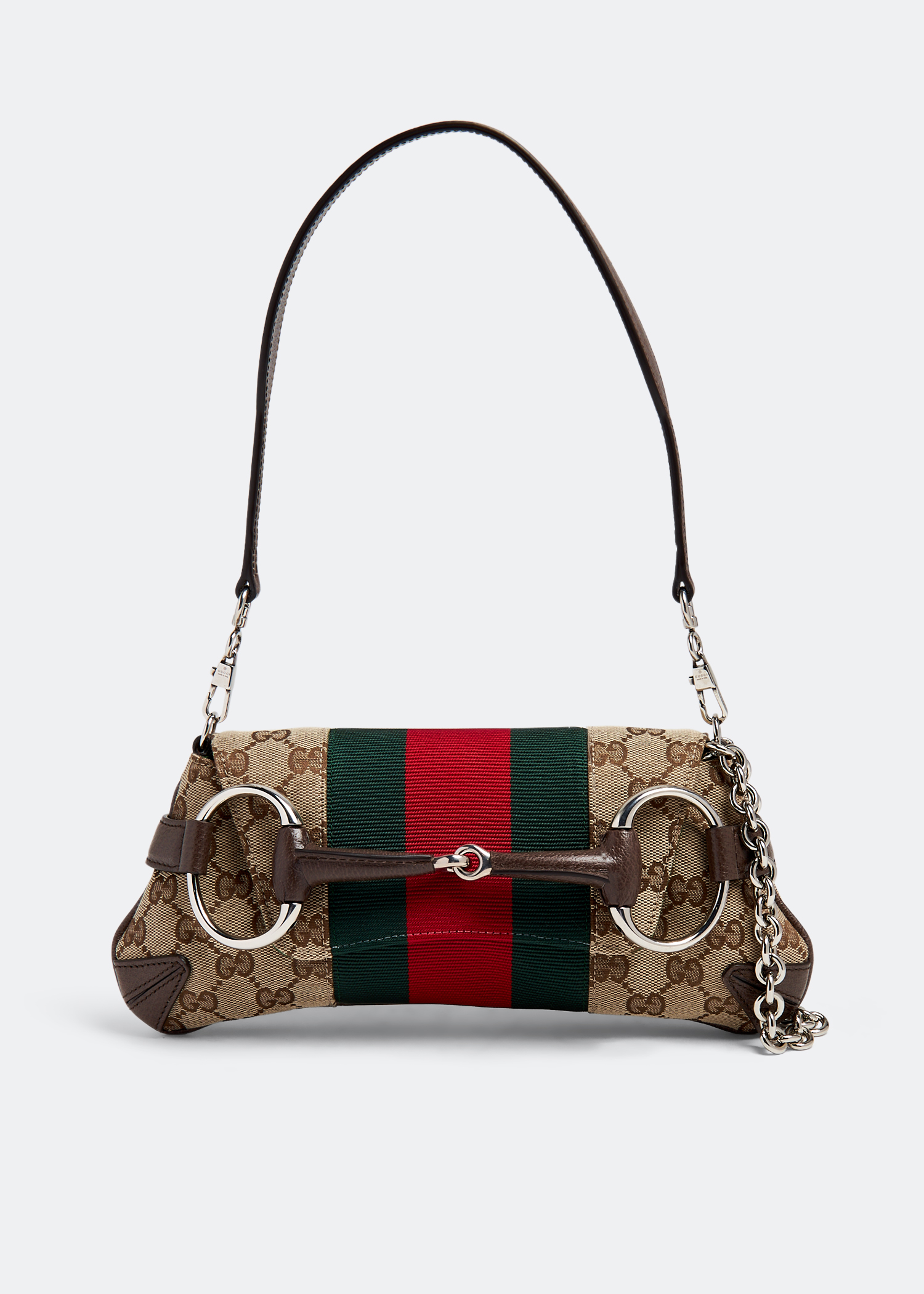 

Horsebit chain small shoulder bag, Prints