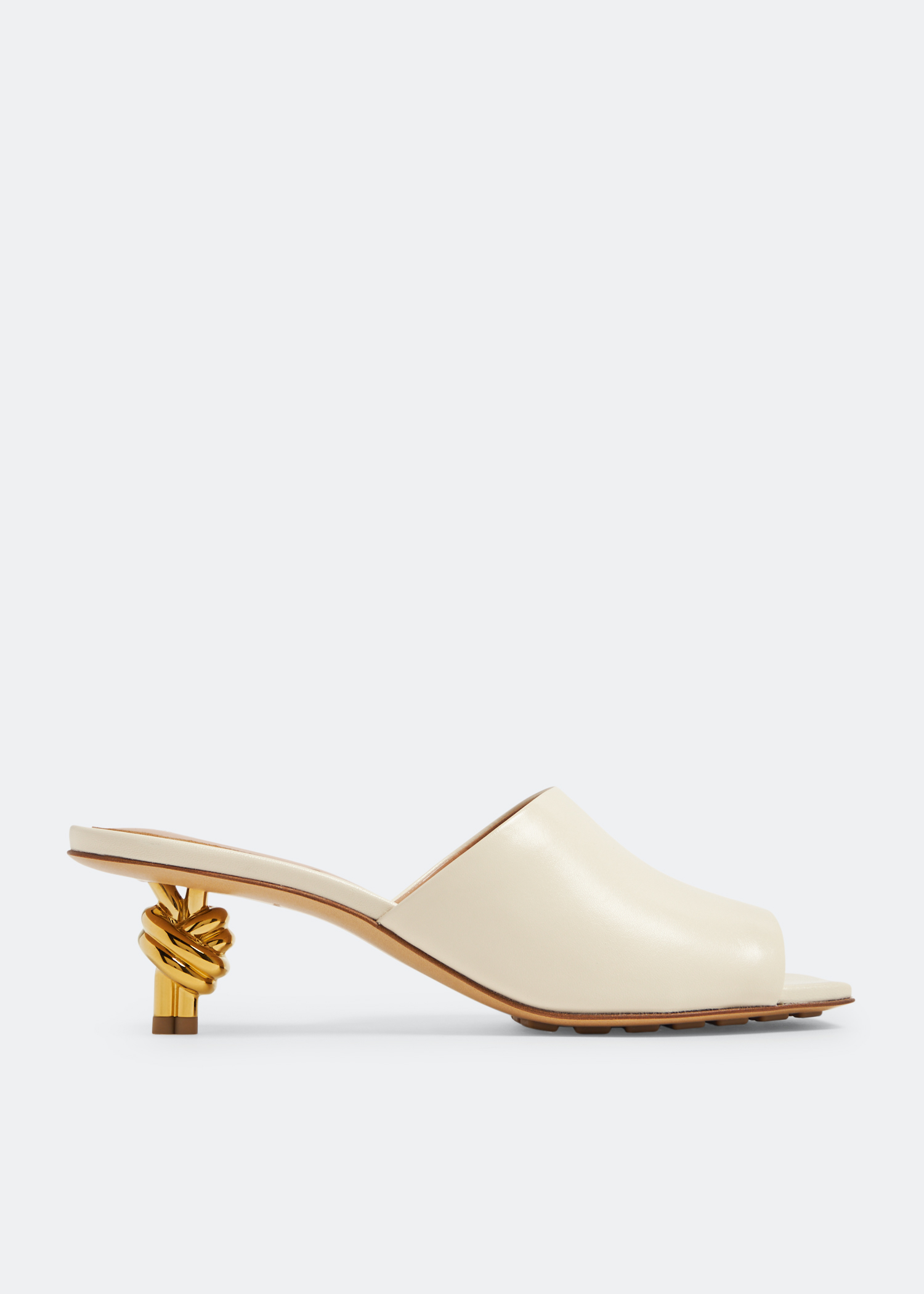 

Knot mules, Beige