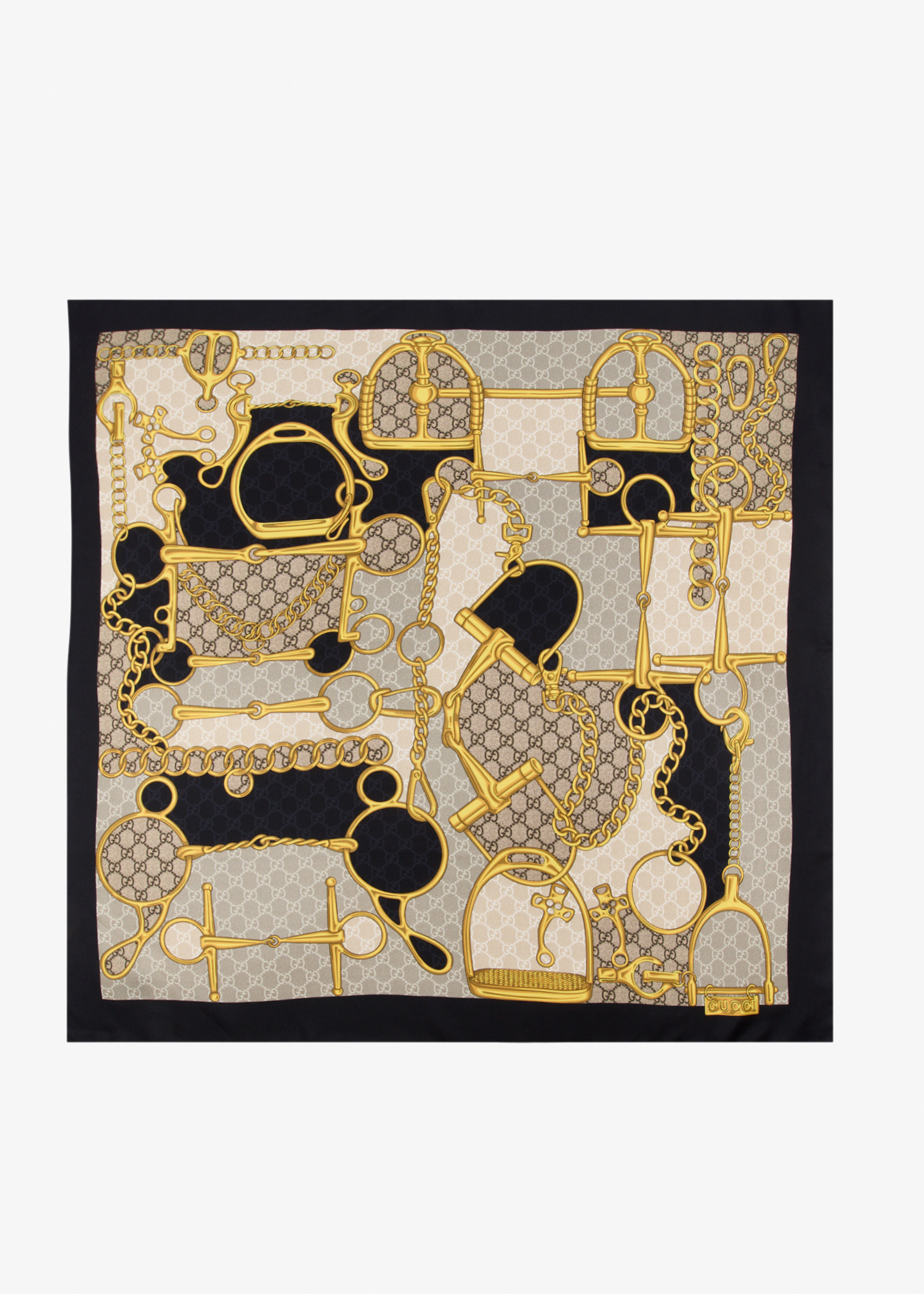 

Printed silk twill carré