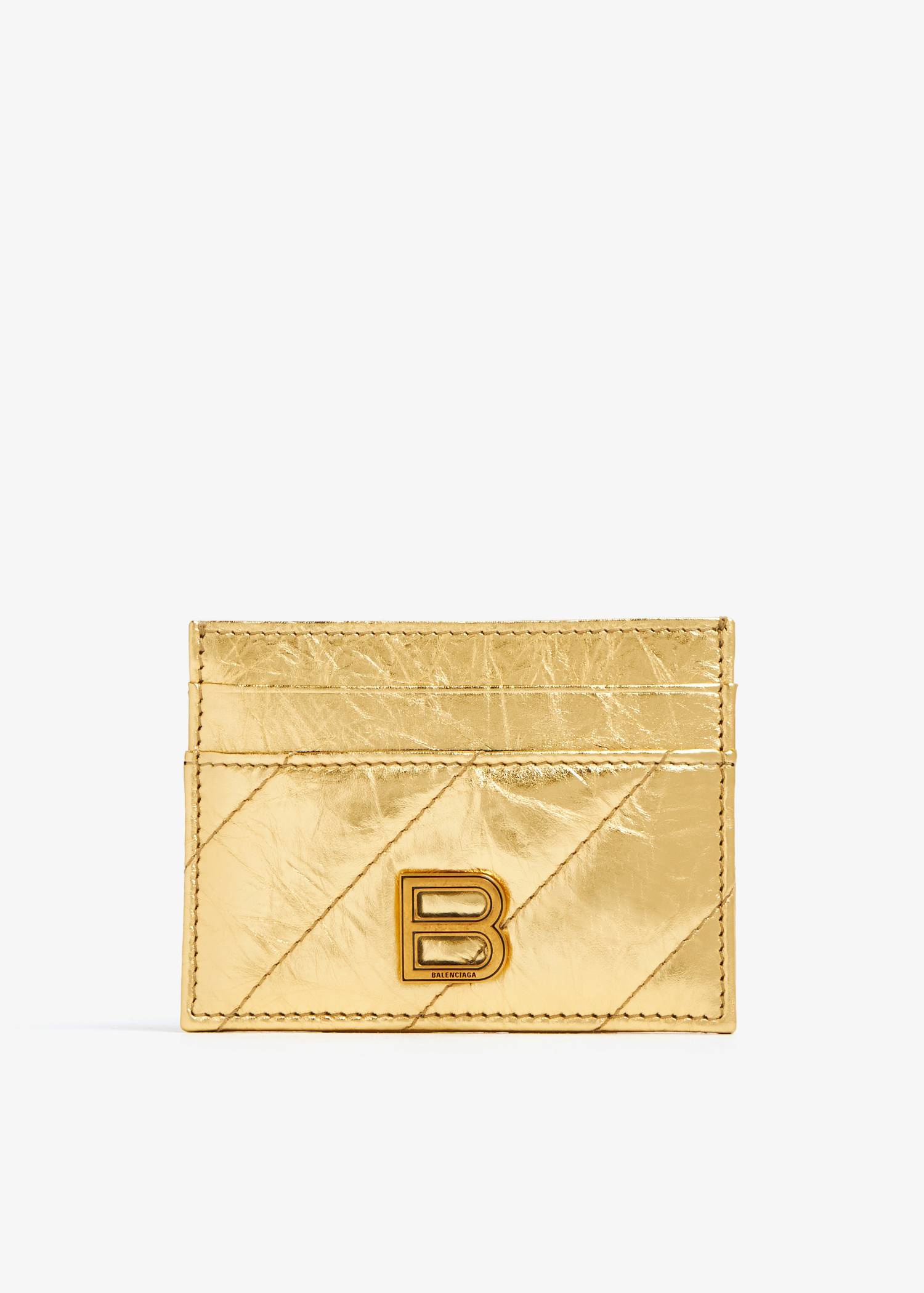 

Crush card holder, Gold