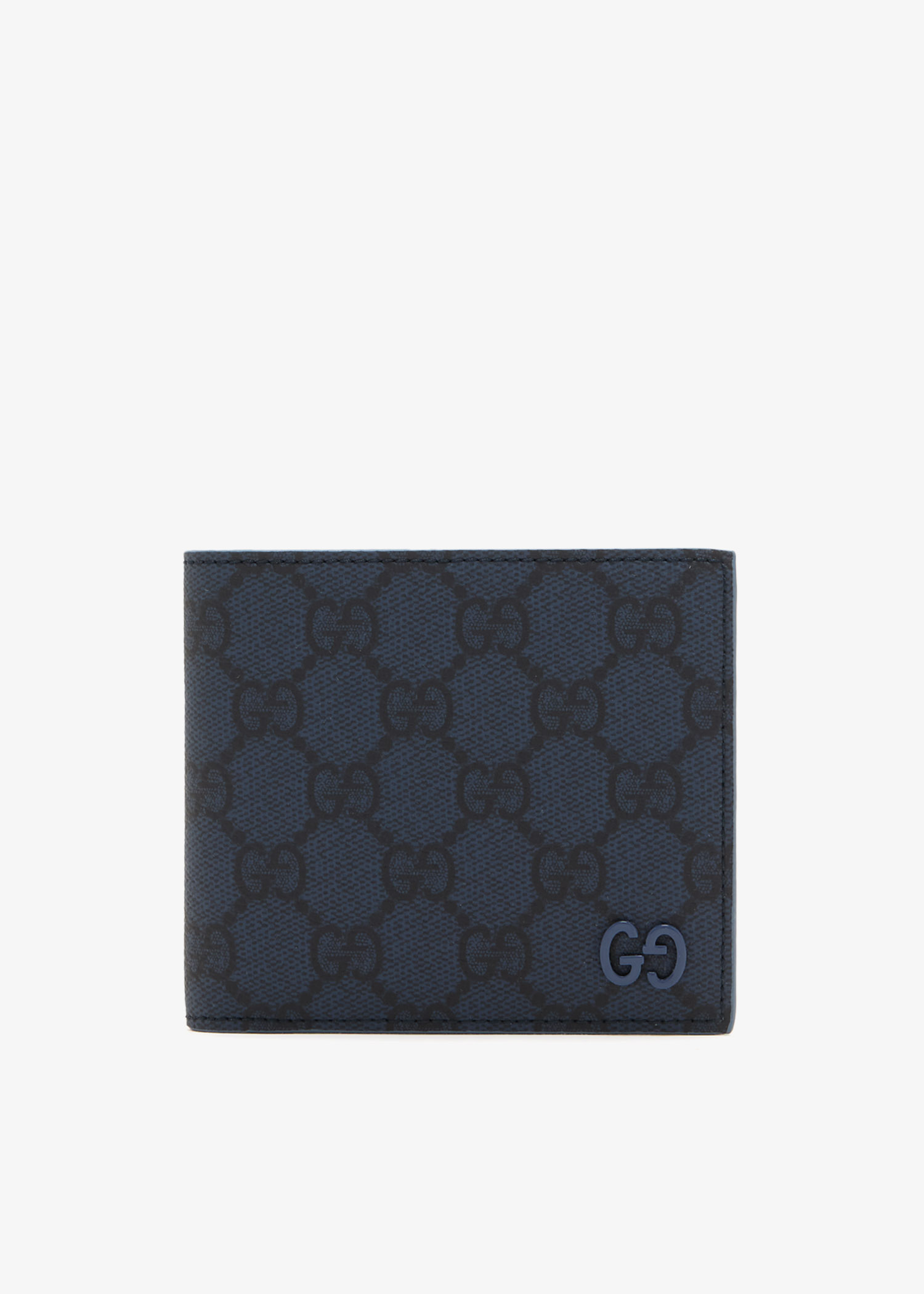 

GG bi-fold wallet, Navy
