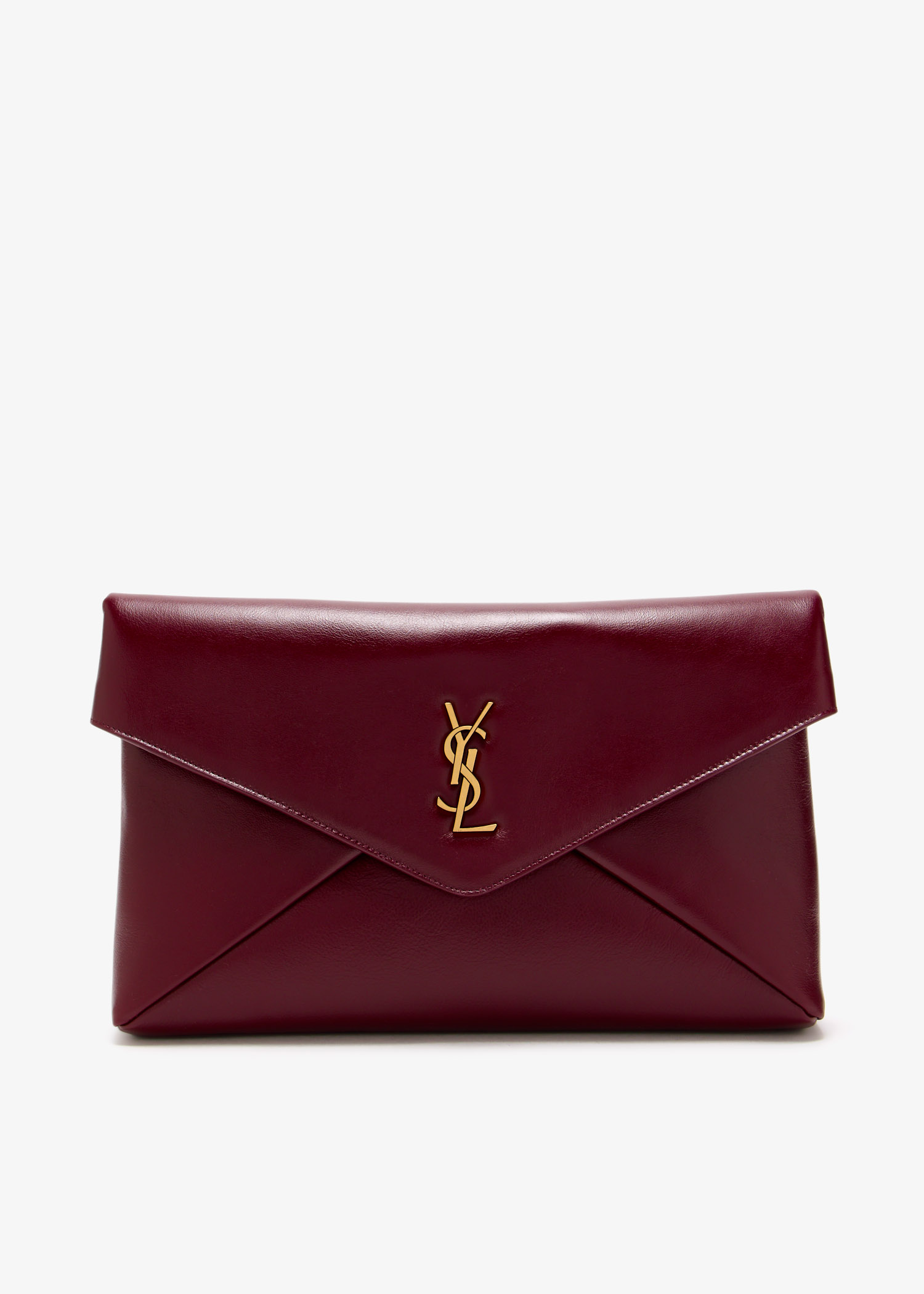 

Cassandre large envelope clutch, Burgundy