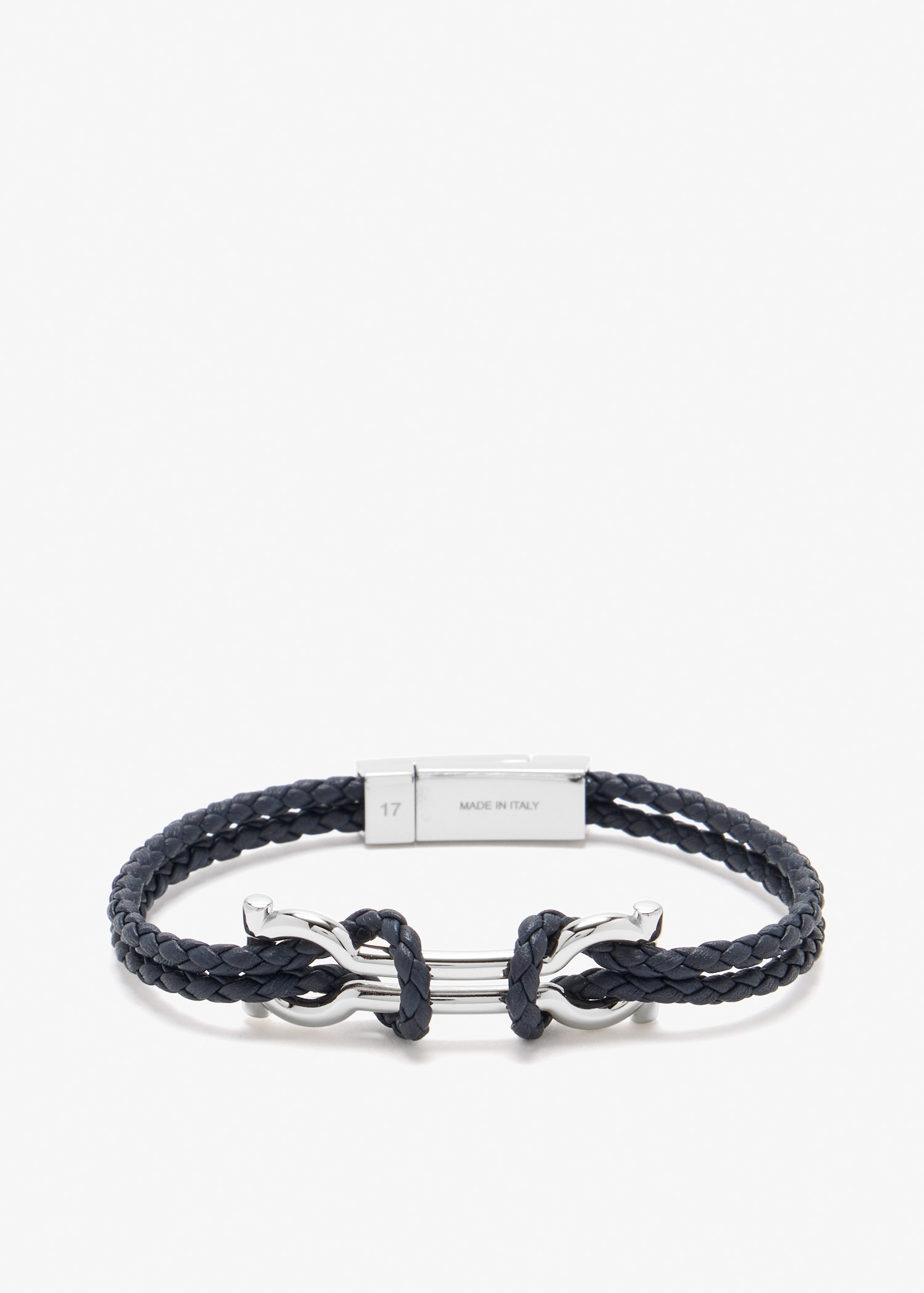 

Leather bracelet, Navy