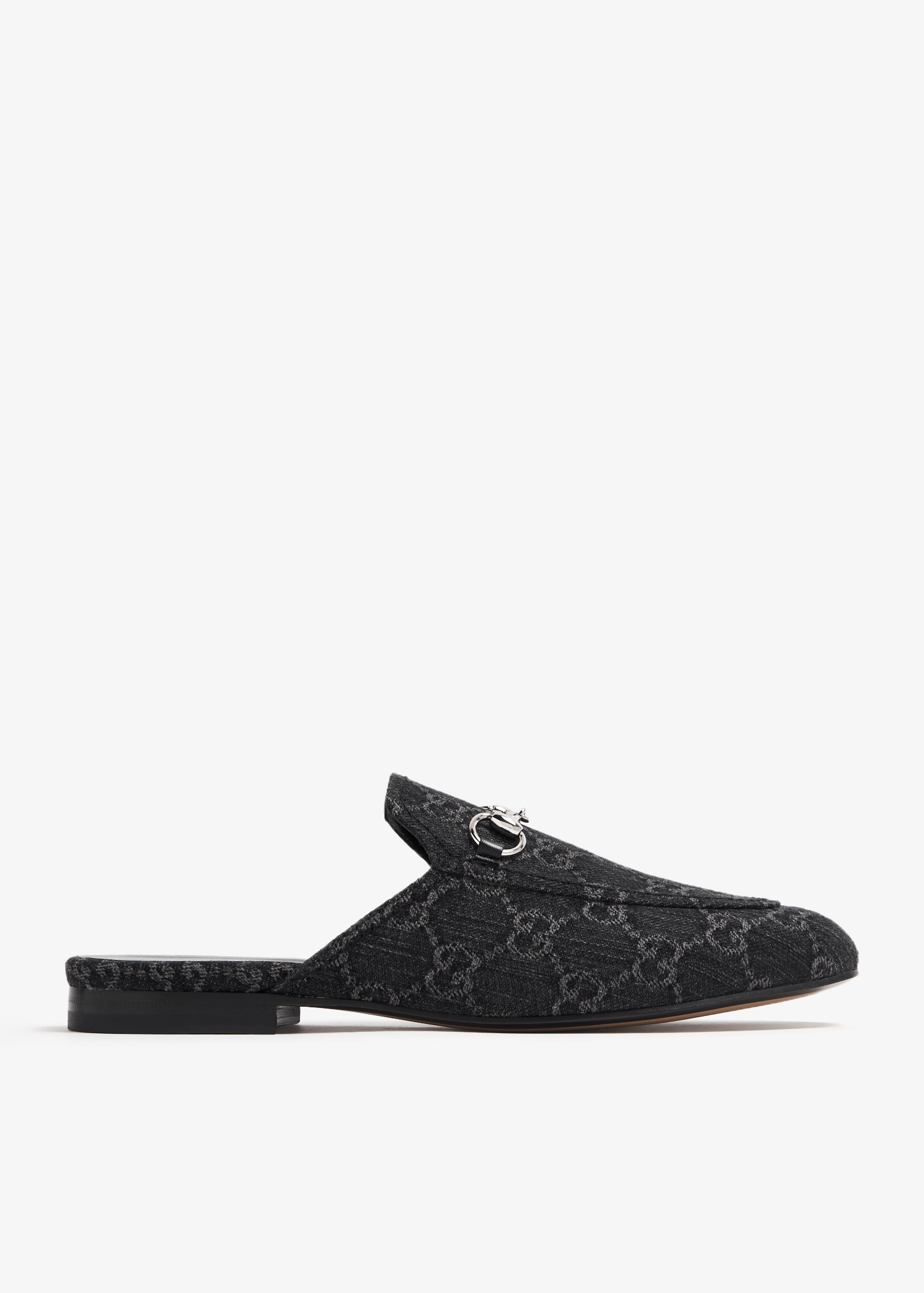 

Princetown denim slippers, Black