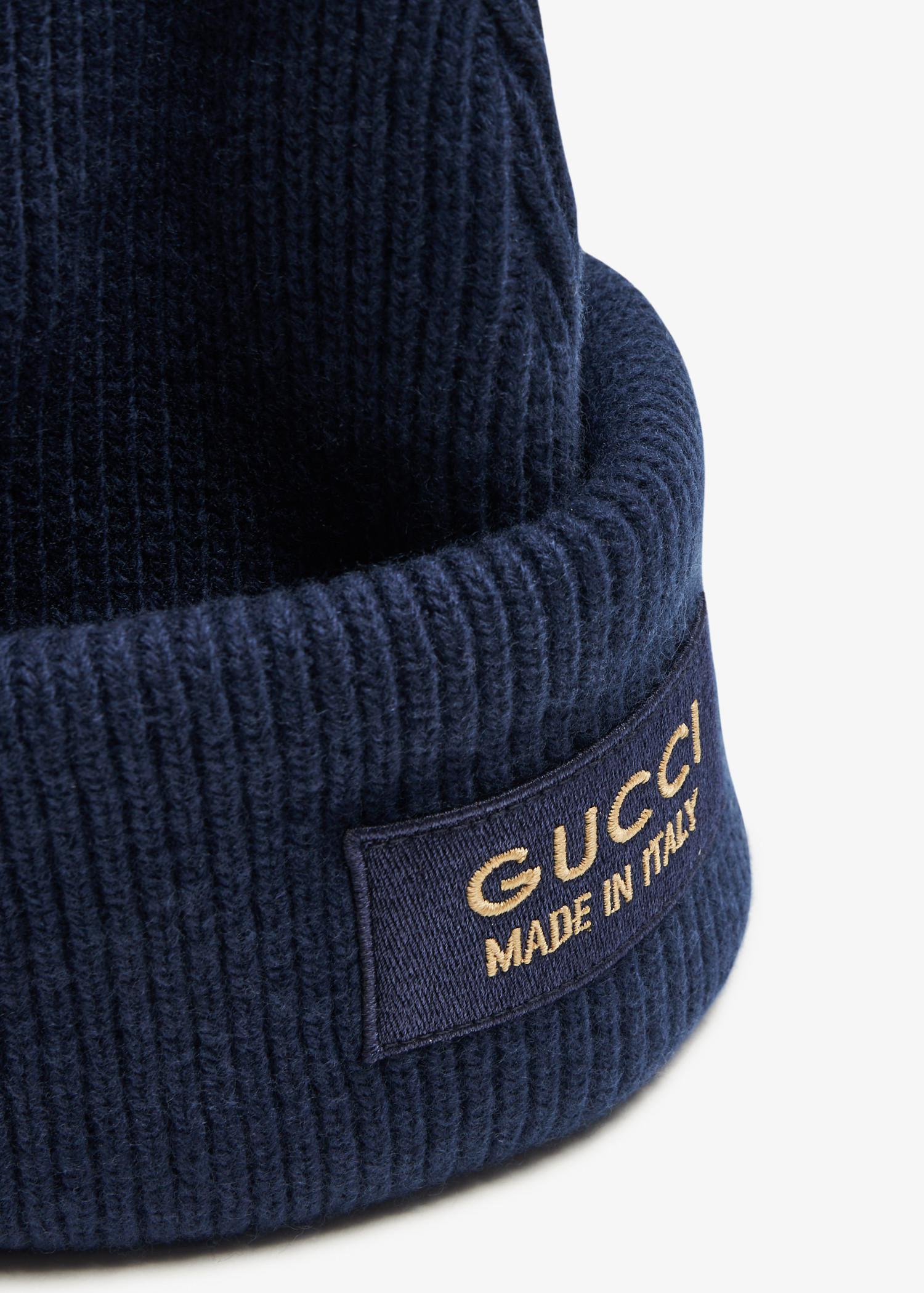 

Knit wool hat, Blue