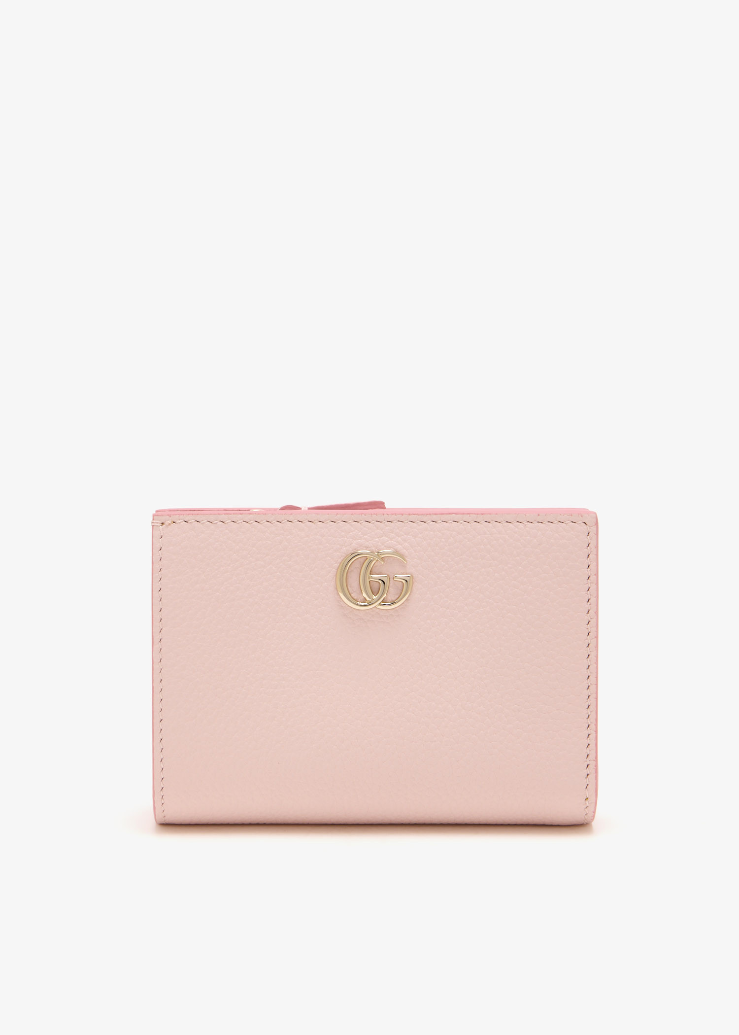

GG Marmont bi-color small wallet, Pink