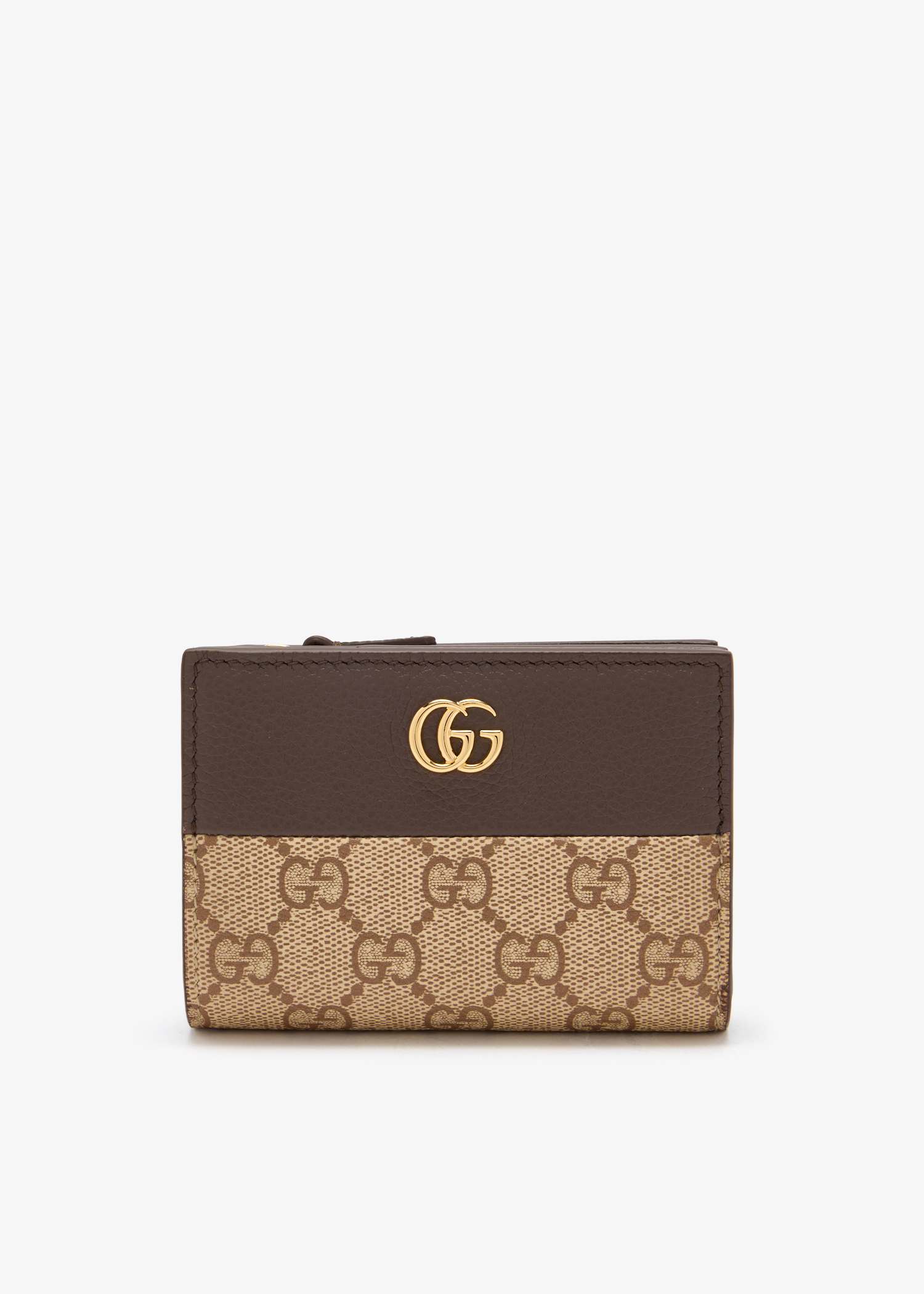 

GG Marmont small wallet, Brown