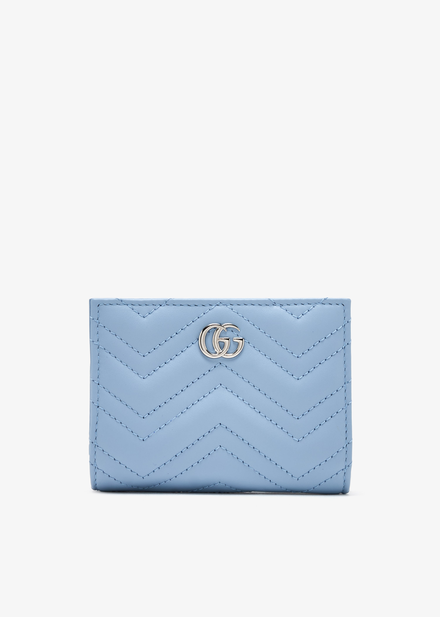 

GG Marmont matelassé wallet, Black