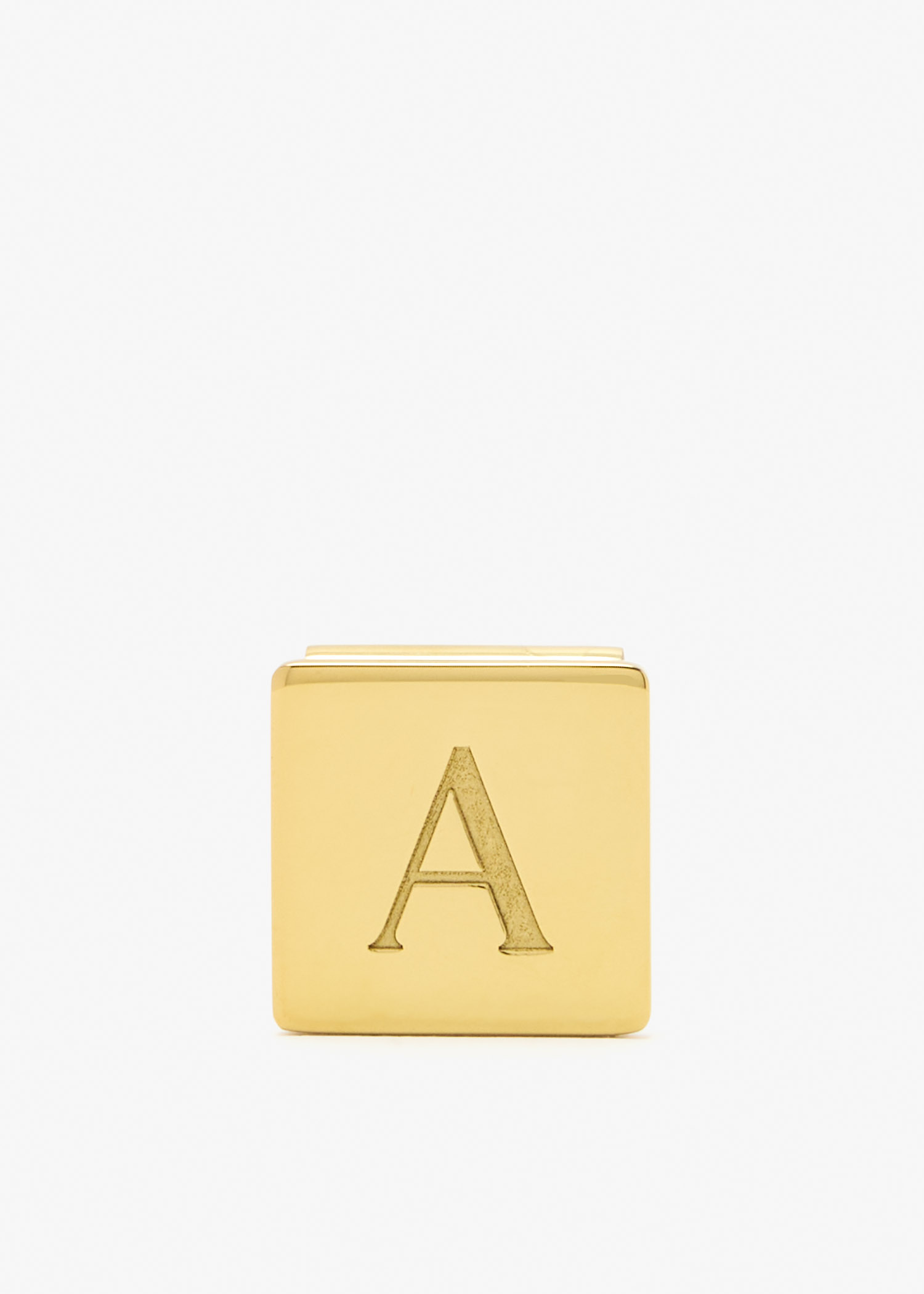 

Letter A clip, Gold