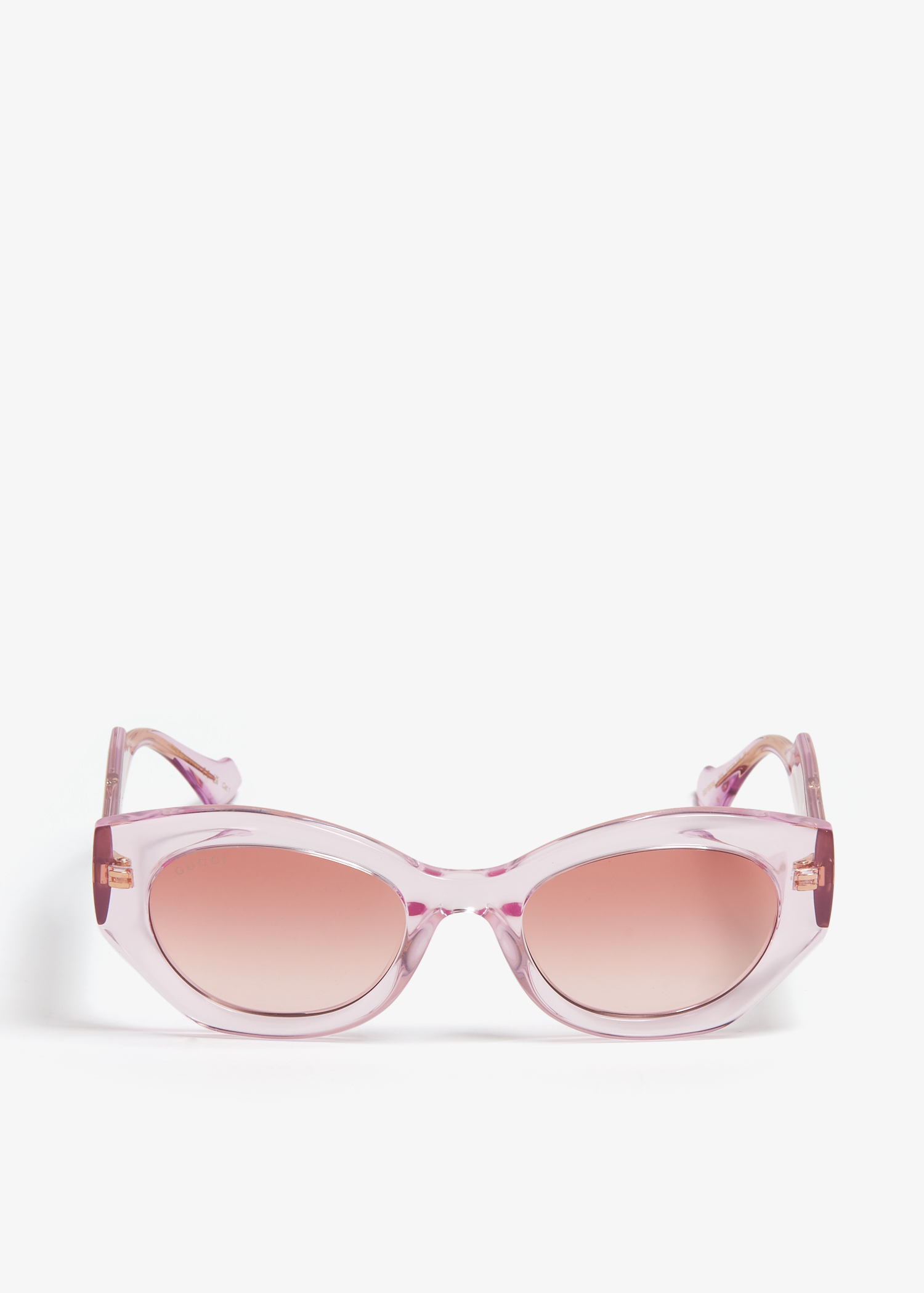 Oval frame sunglasses, Pink