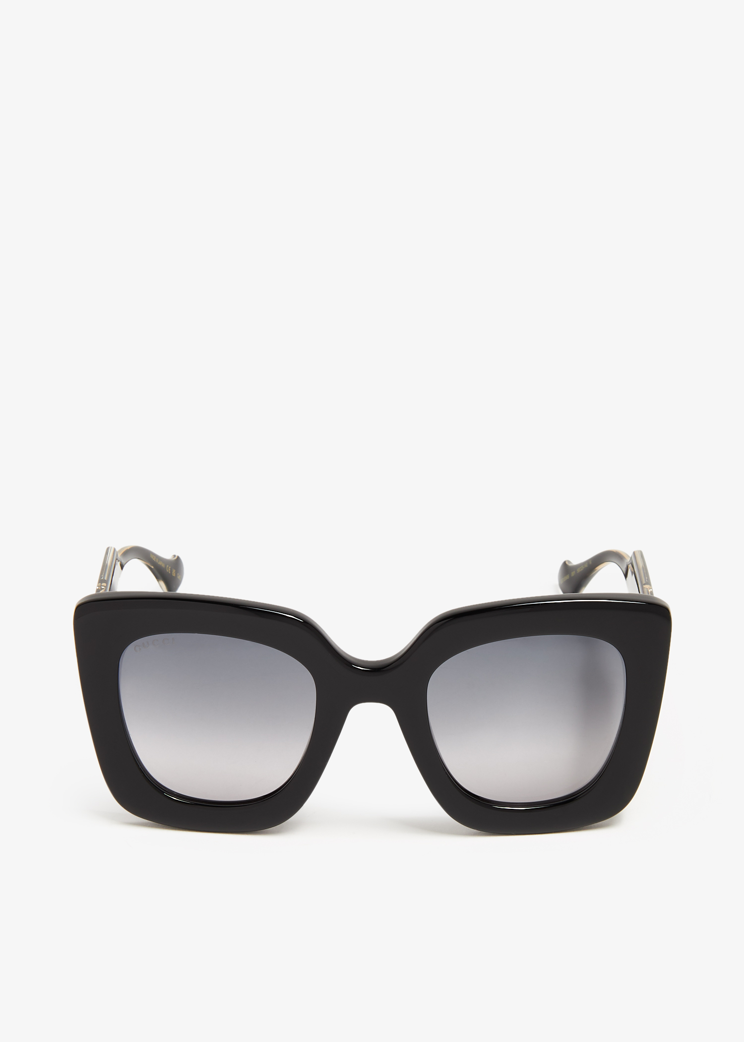 

Square frame sunglasses, Black