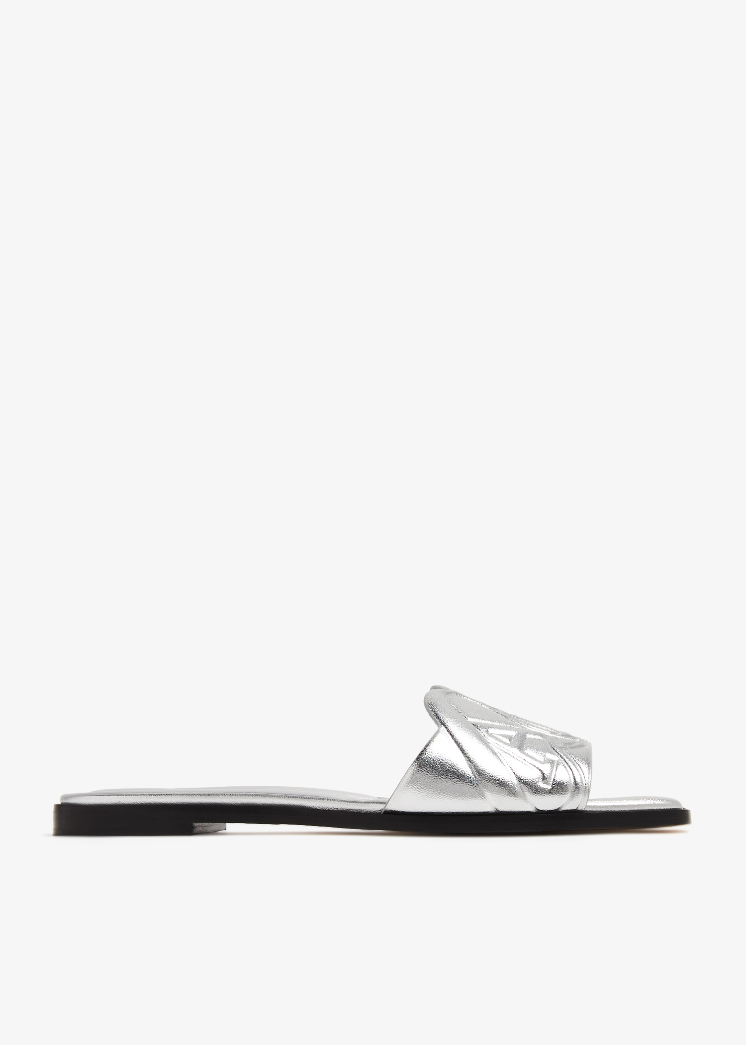 

Leather sandals, Silver