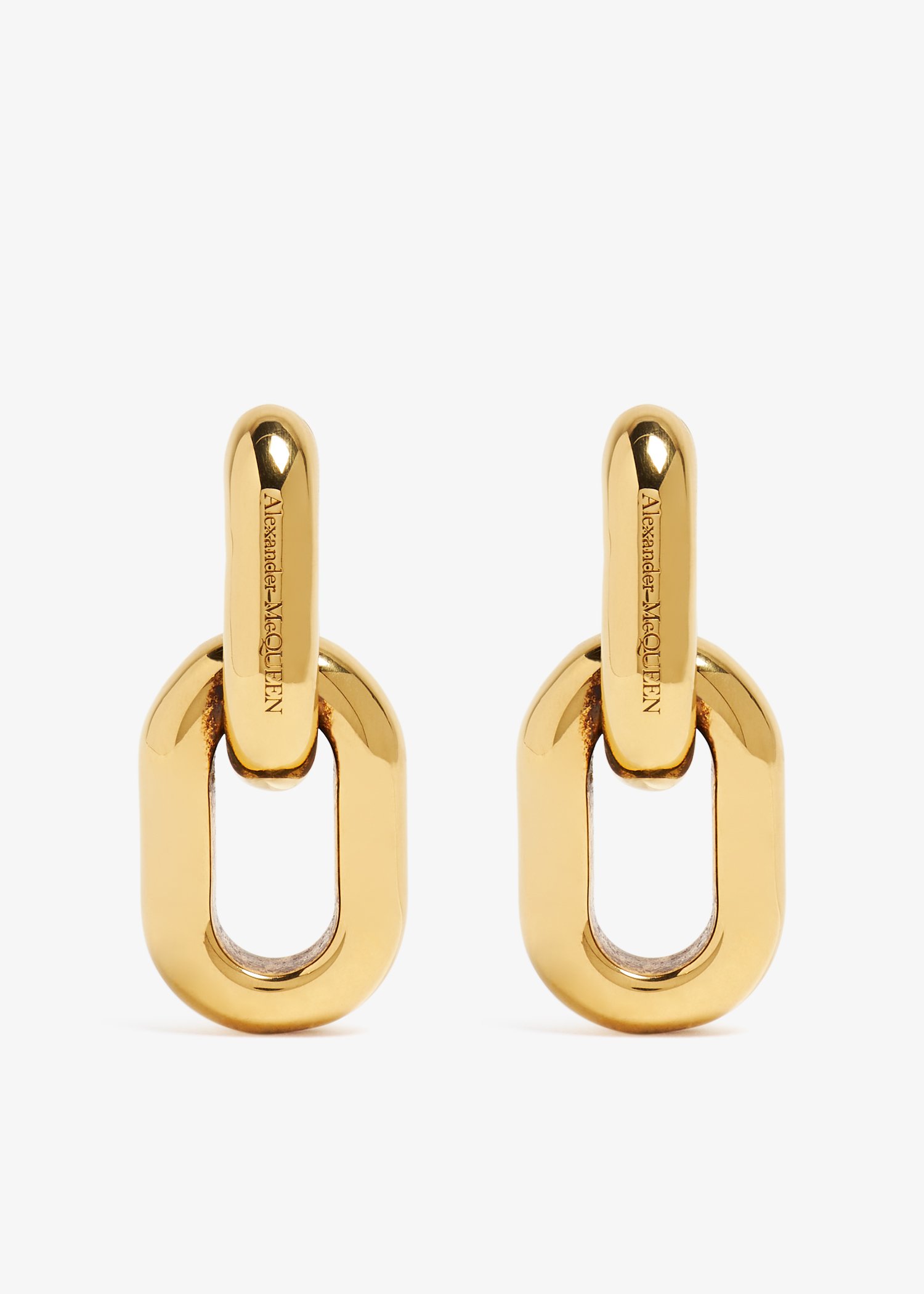 

Peak Chain earrings, Gold