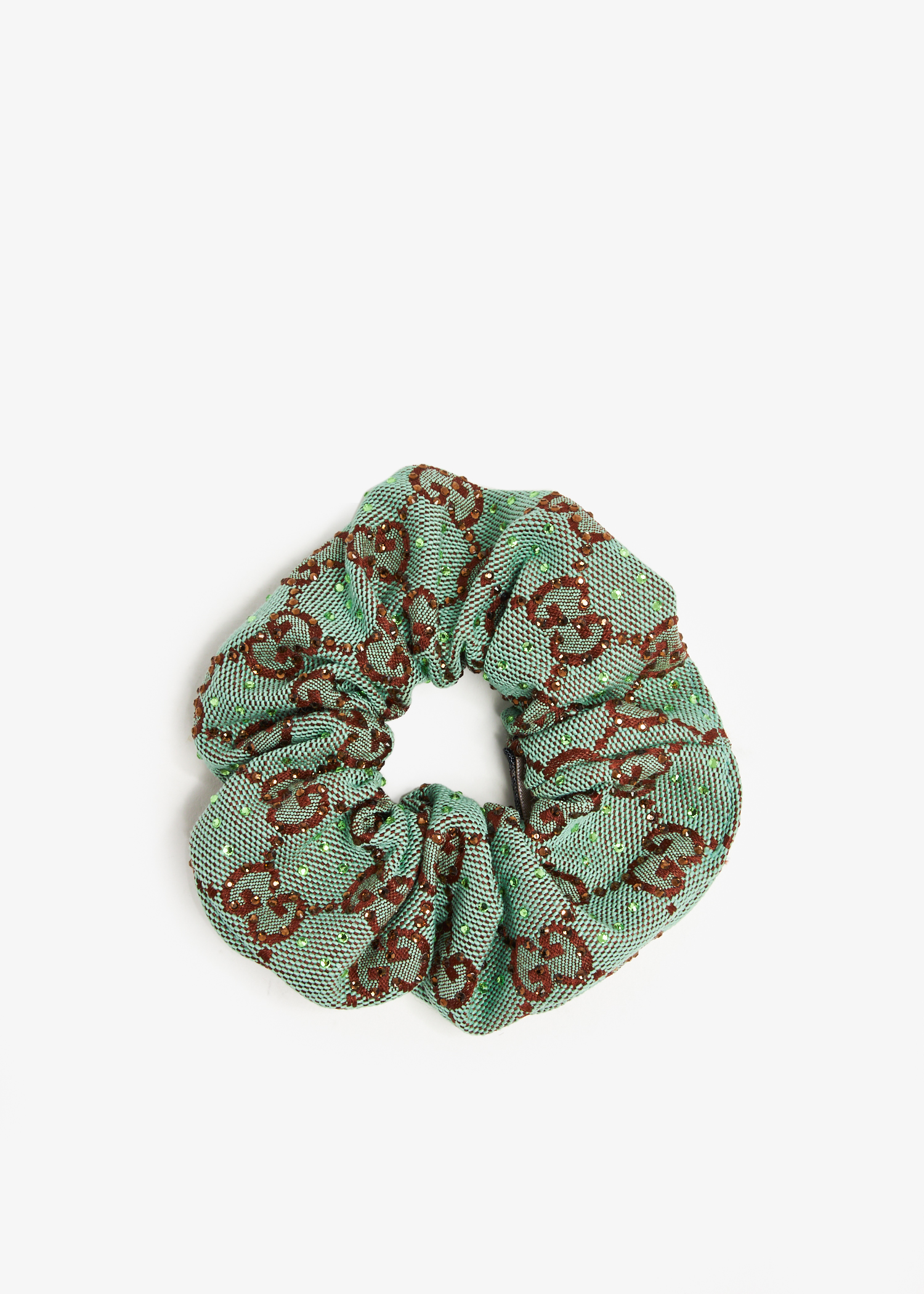 

GG canvas scrunchie, Blue