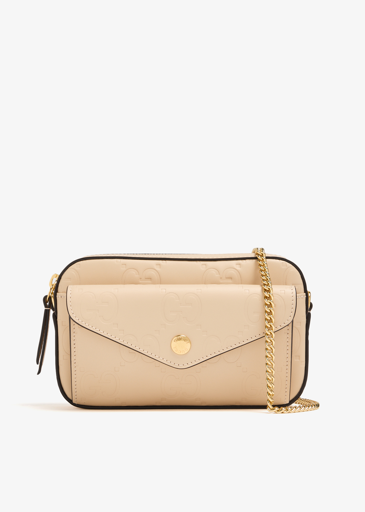 

GG super mini shoulder bag, Beige