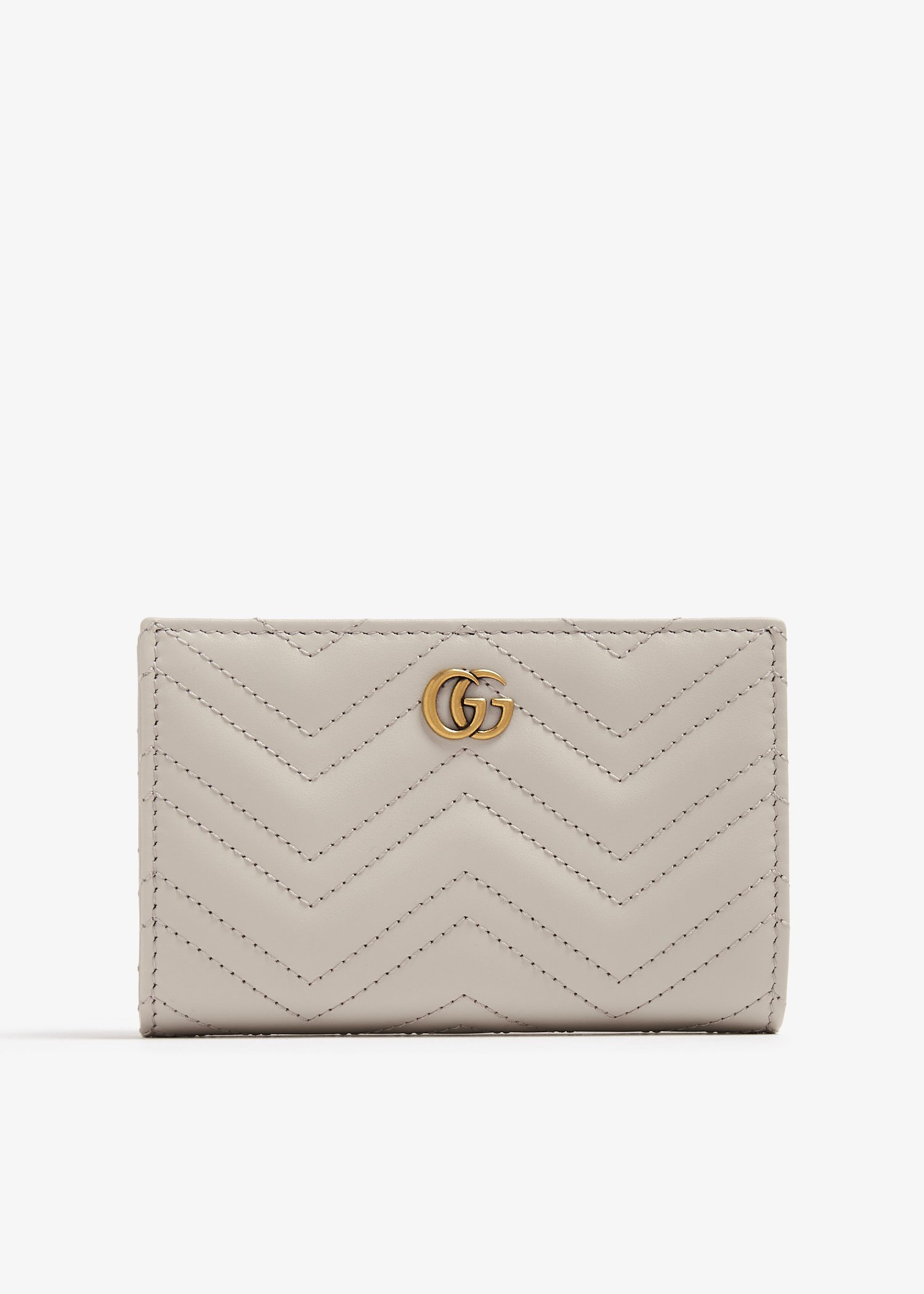 

GG Marmont wallet, Grey