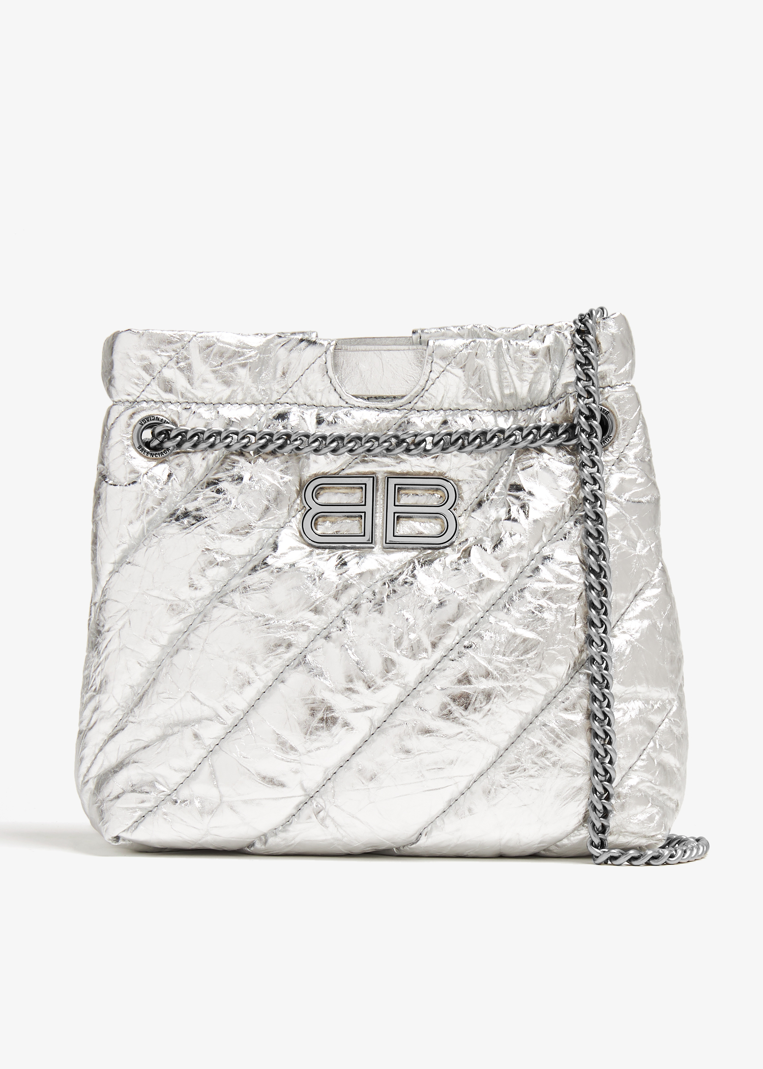 

Crush XS tote bag, Silver