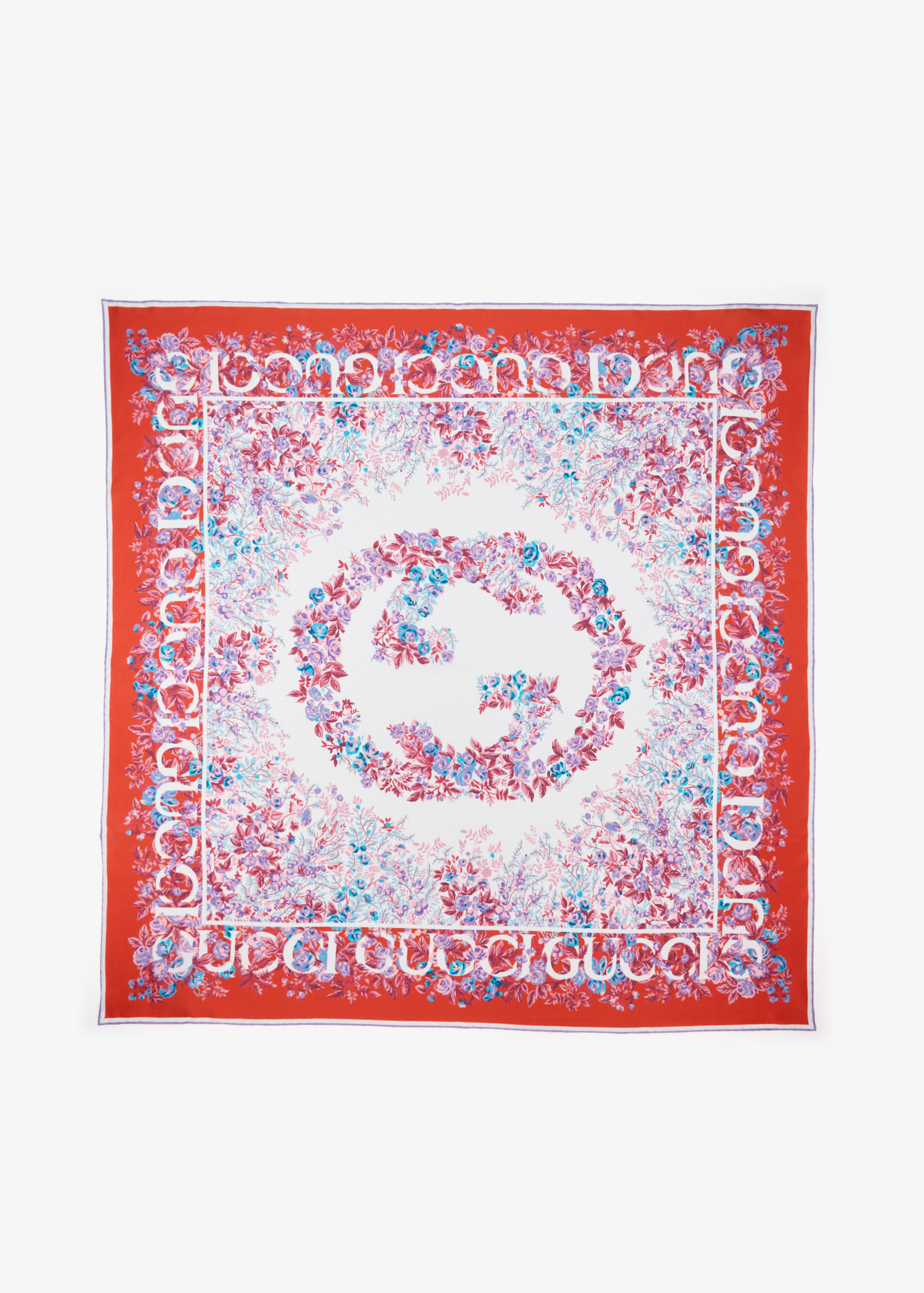 

Printed silk twill carré