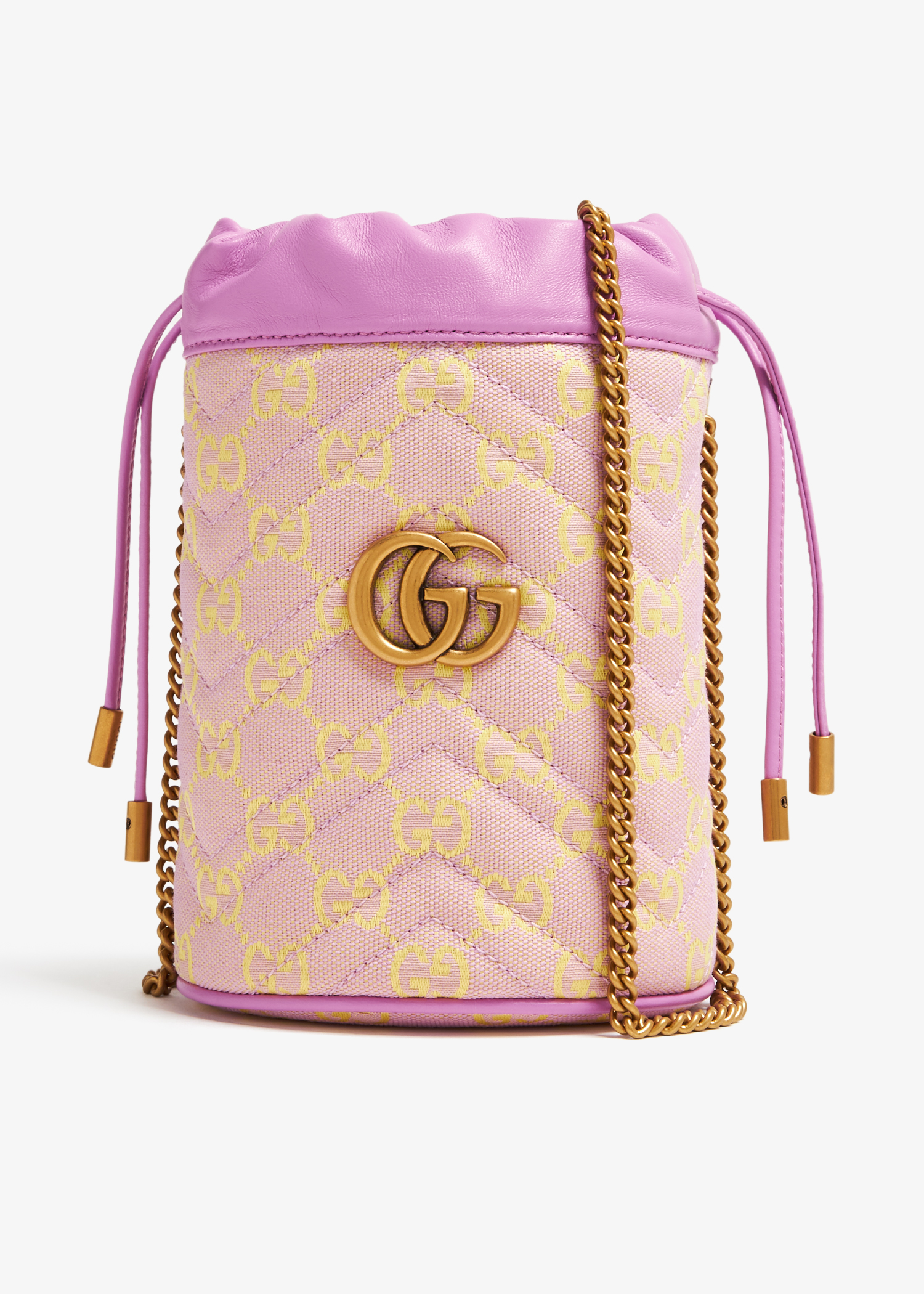 

GG super mini bucket bag, Purple