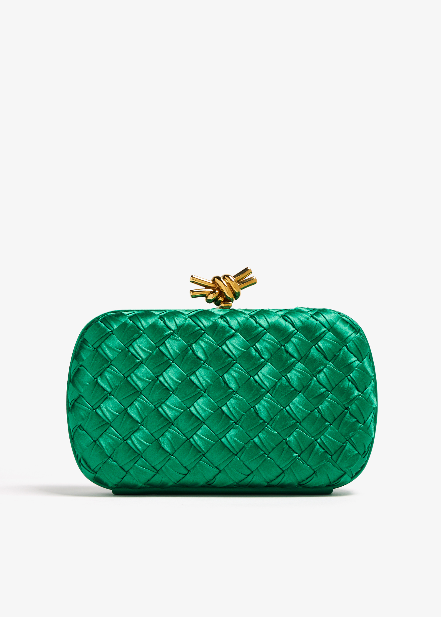 

Knot Minaudiere clutch, Green