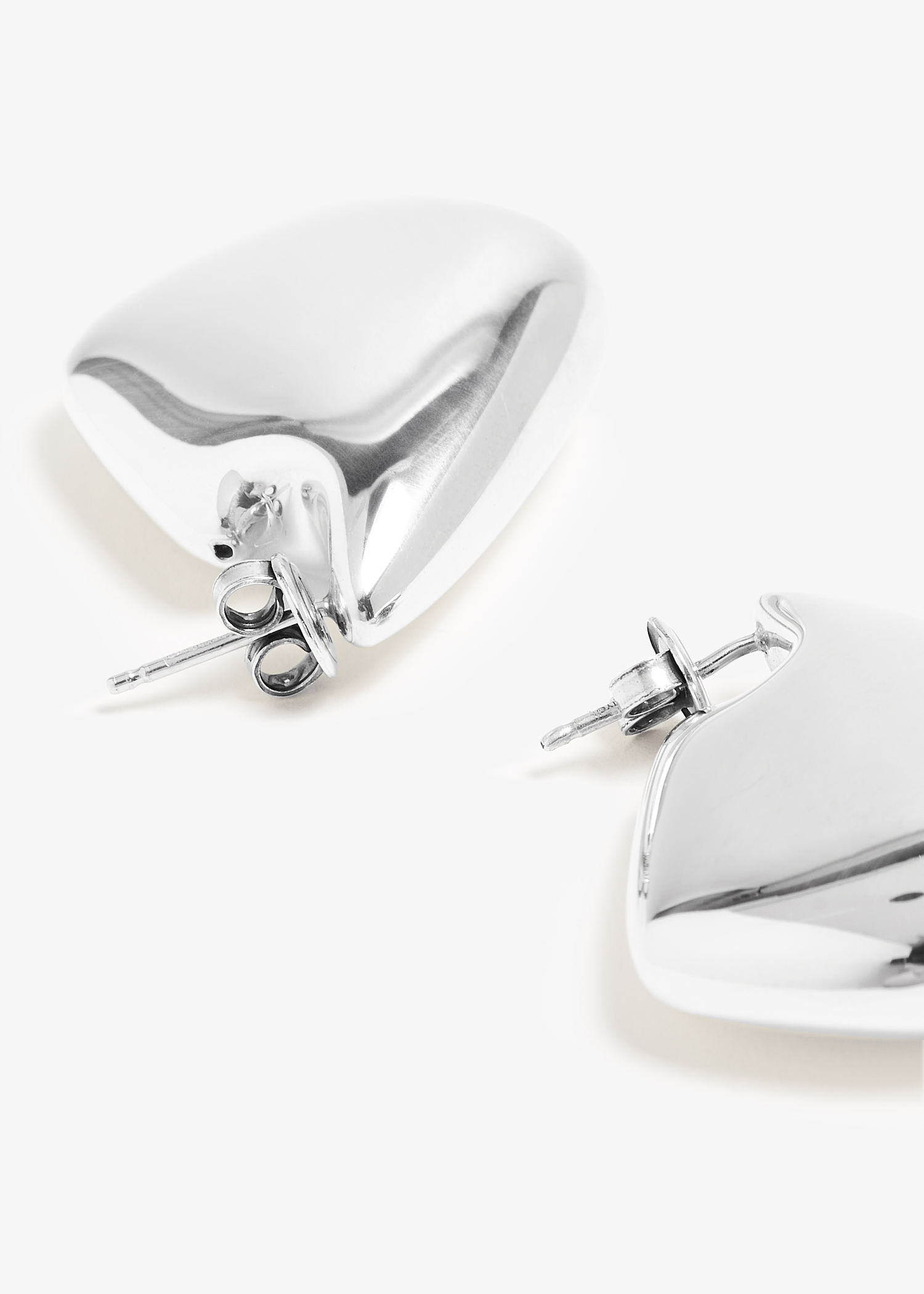 

Small Fin earrings, Silver