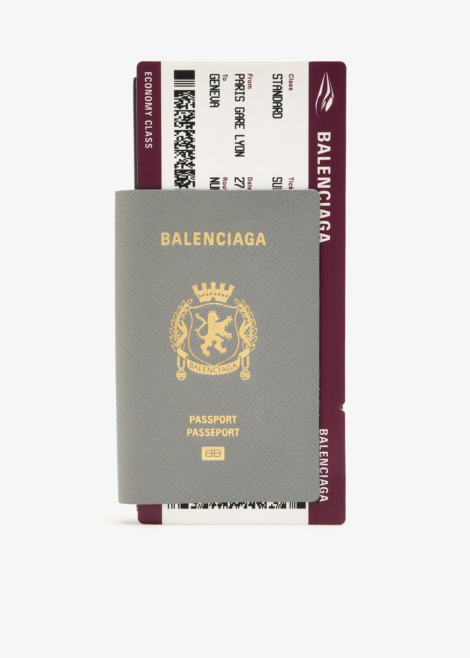 

Passport 1 Ticket long wallet, Grey