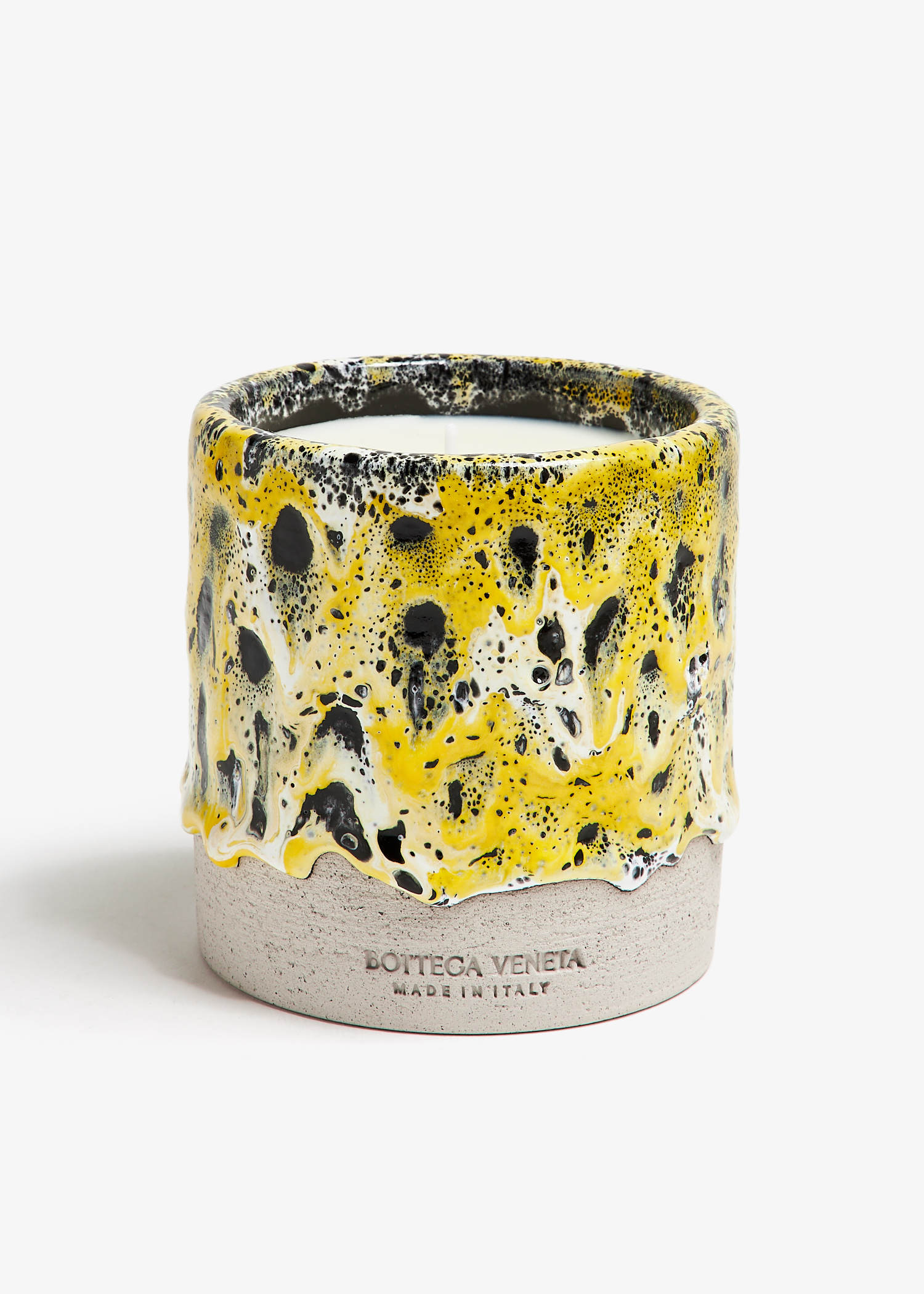 

Lantern glaze candle, Yellow
