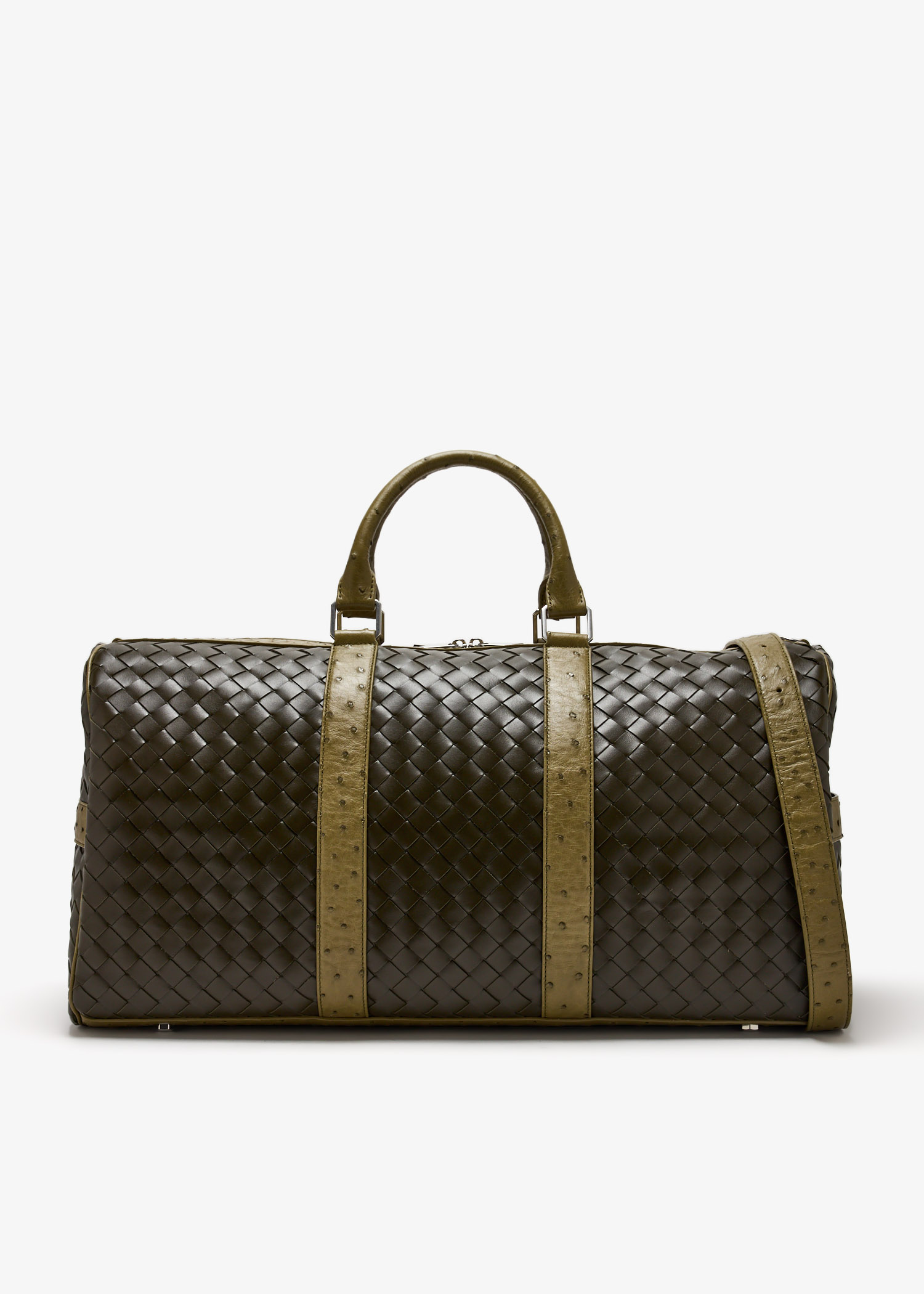 

Medium Intrecciato duffle bag, Green