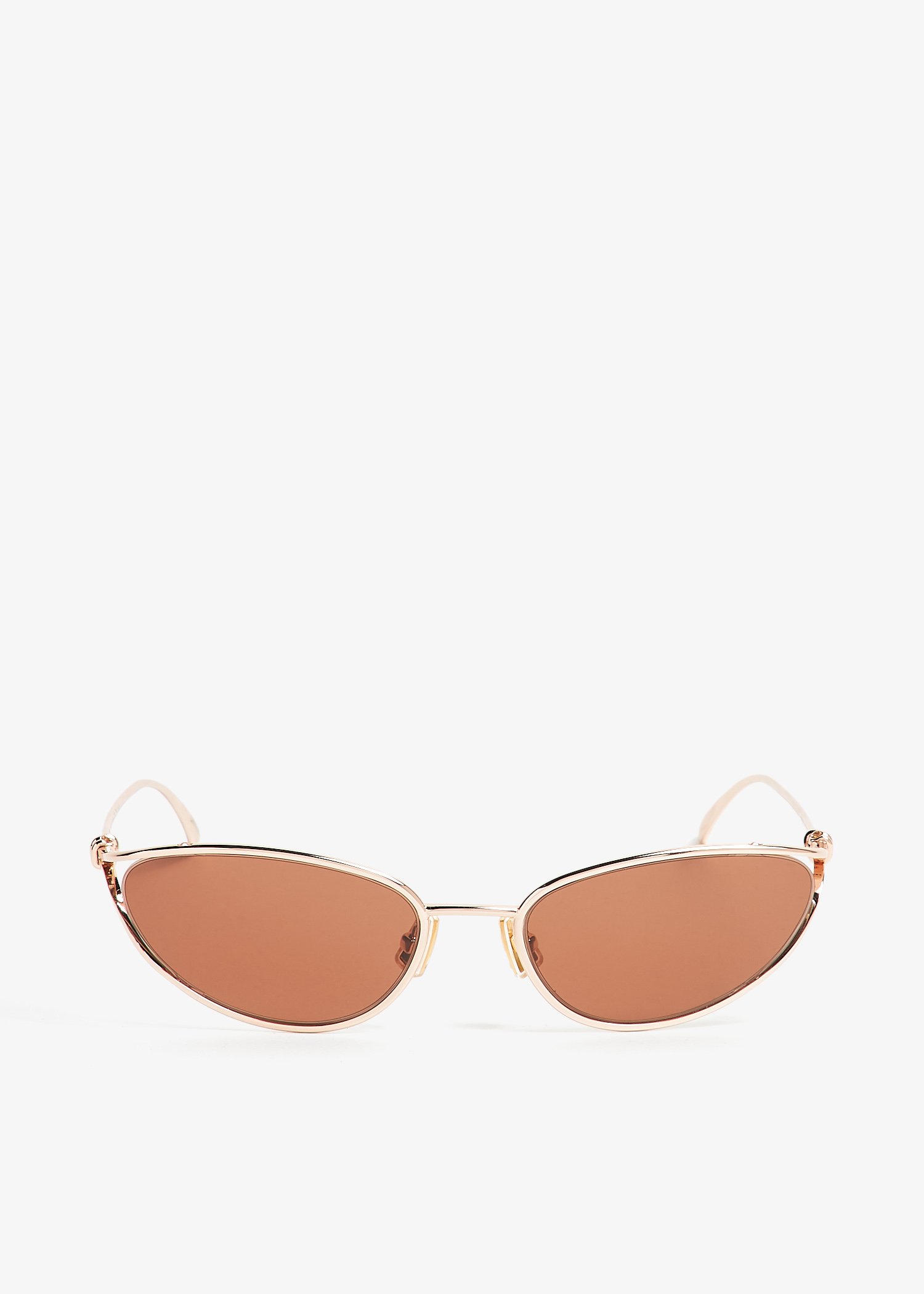 

Knot cat-eye sunglasses, Gold
