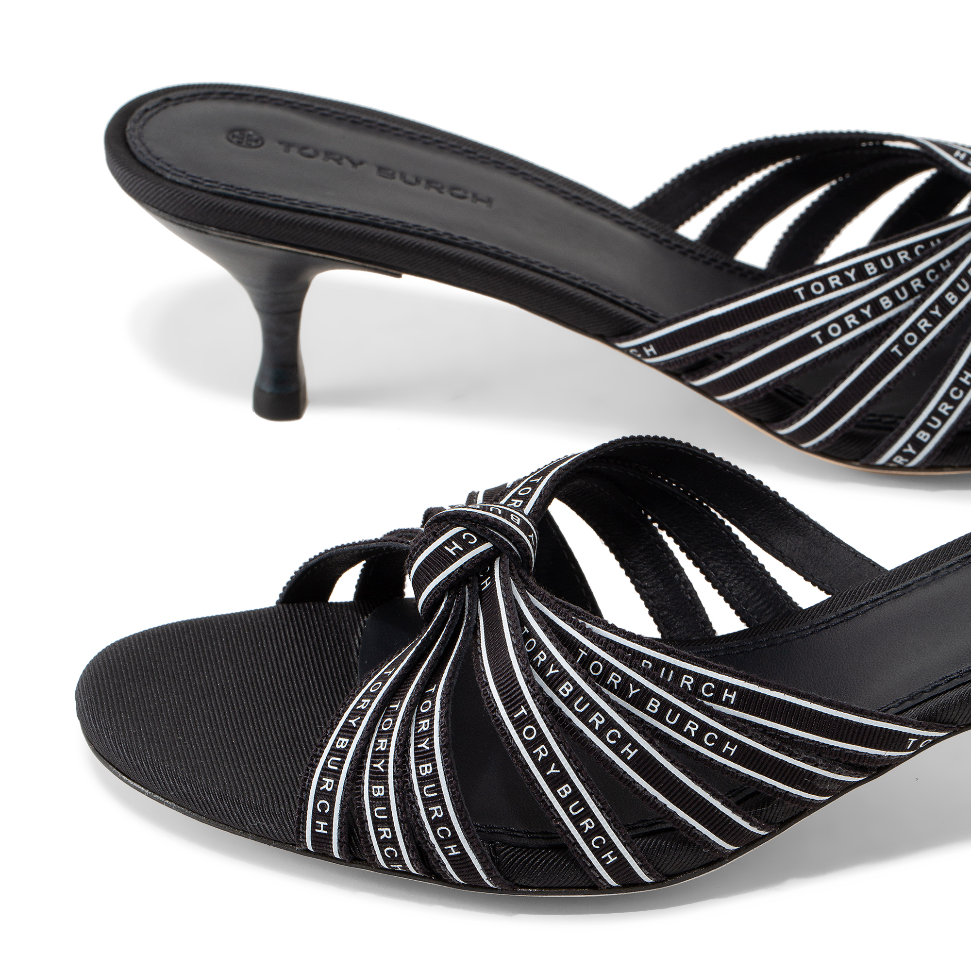 

Ribbon Heel sandals, Blue