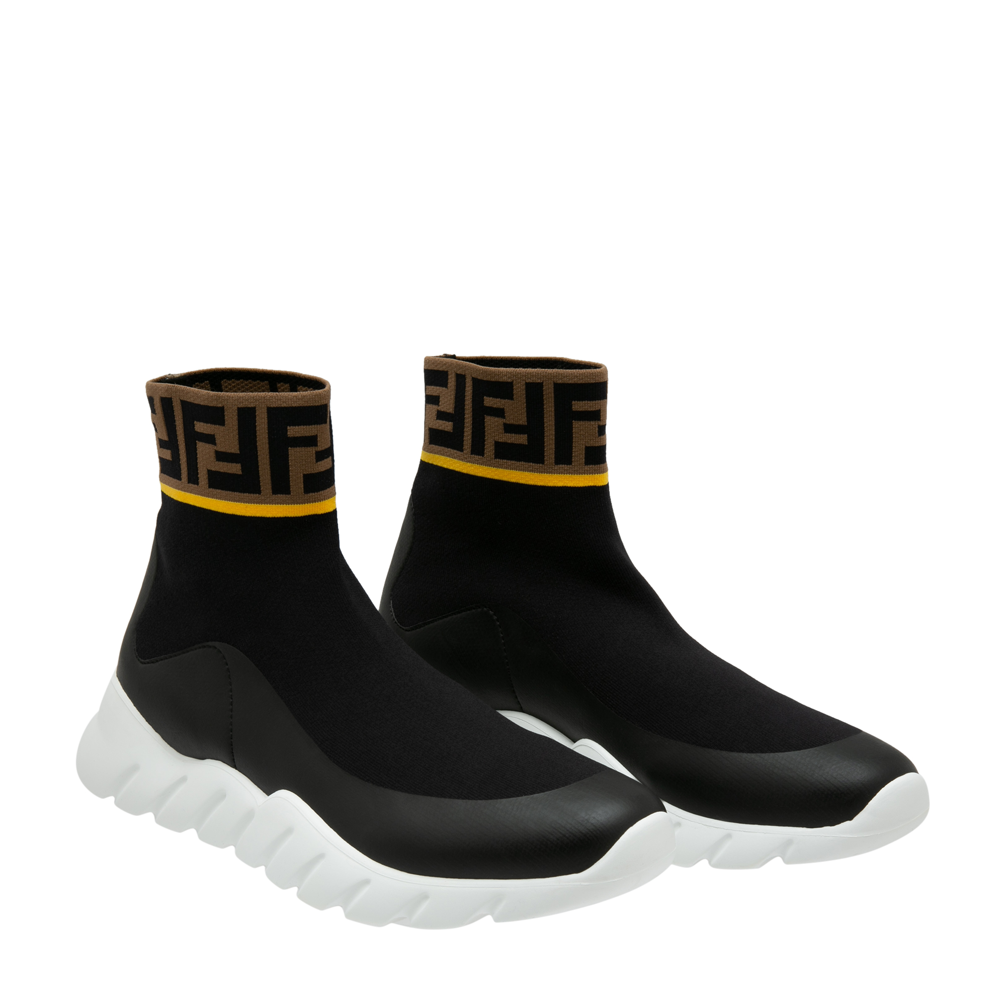 

Sock-fit sneakers, Black