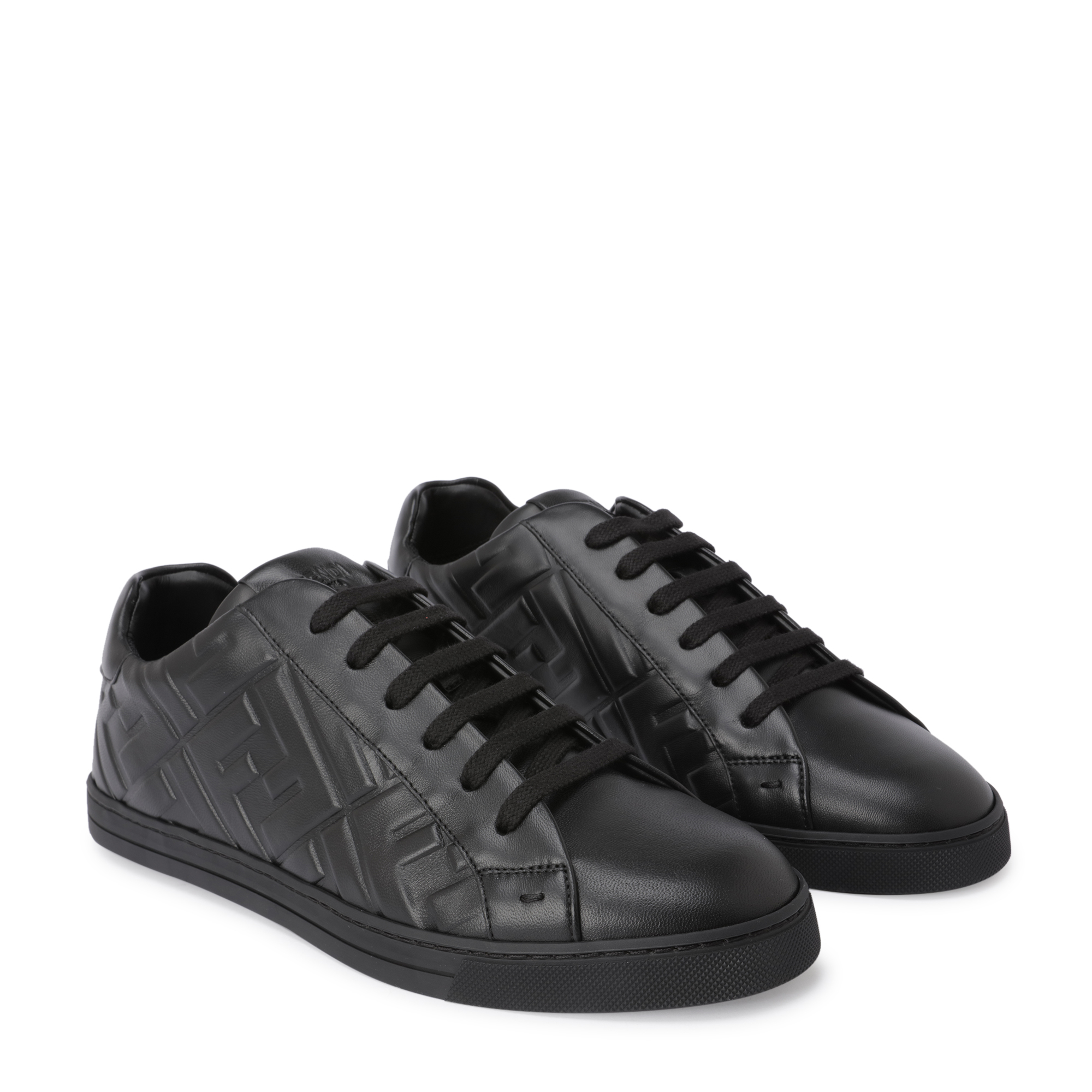 

Leather sneakers, Black