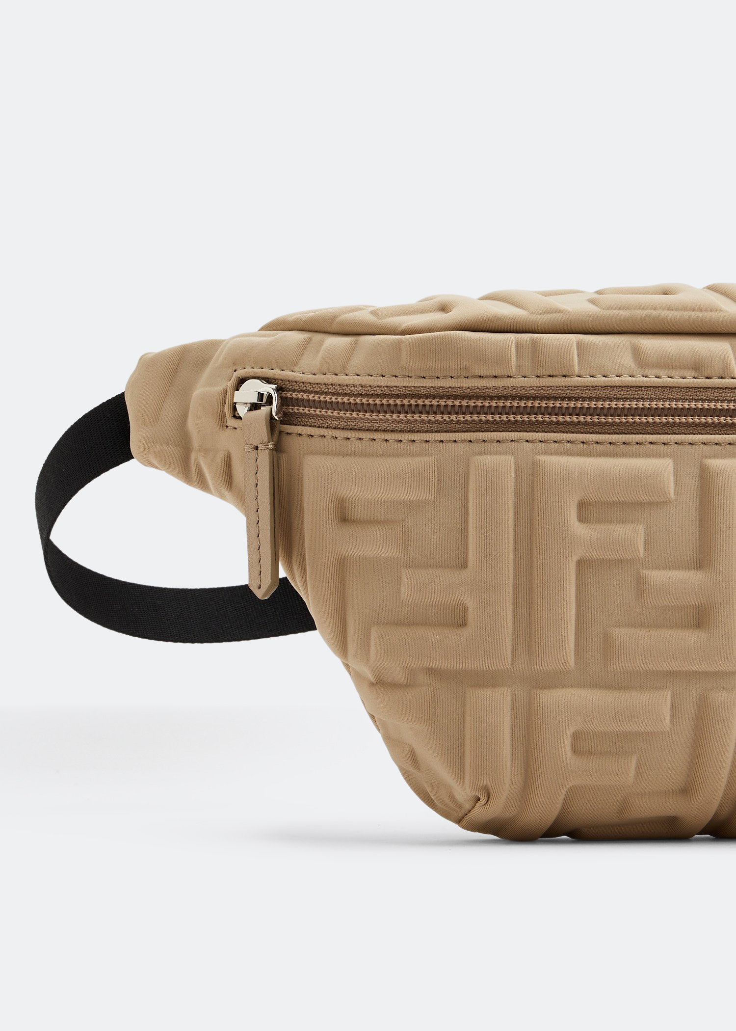 

FF embossed belt bag, Beige