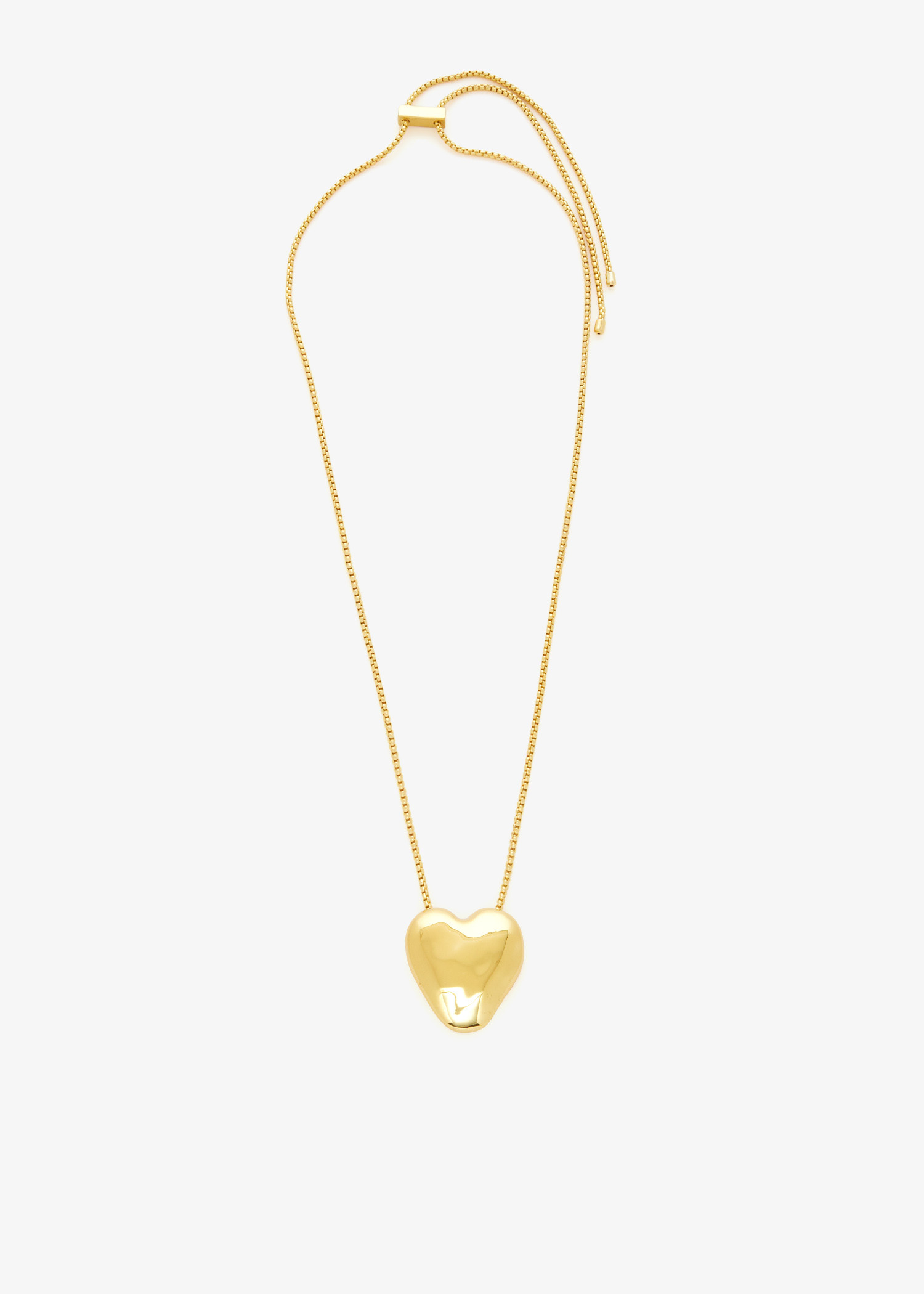

Big Heart necklace, Gold