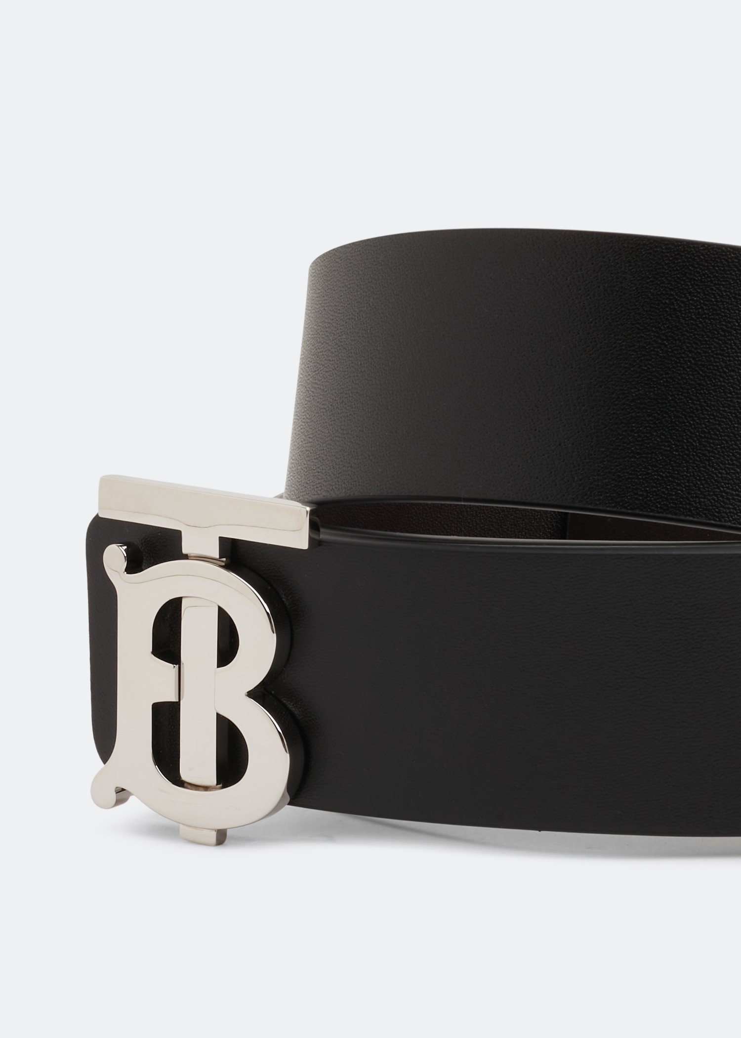 

Logo buckle belt, Black