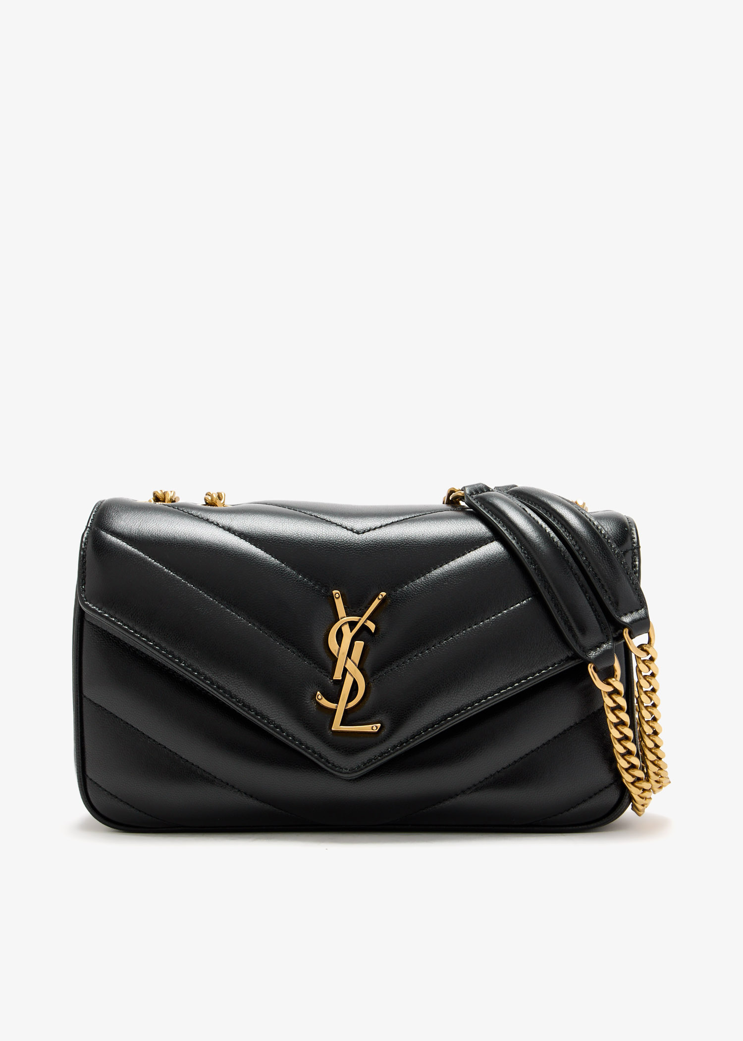 

Loulou small chain bag, Black