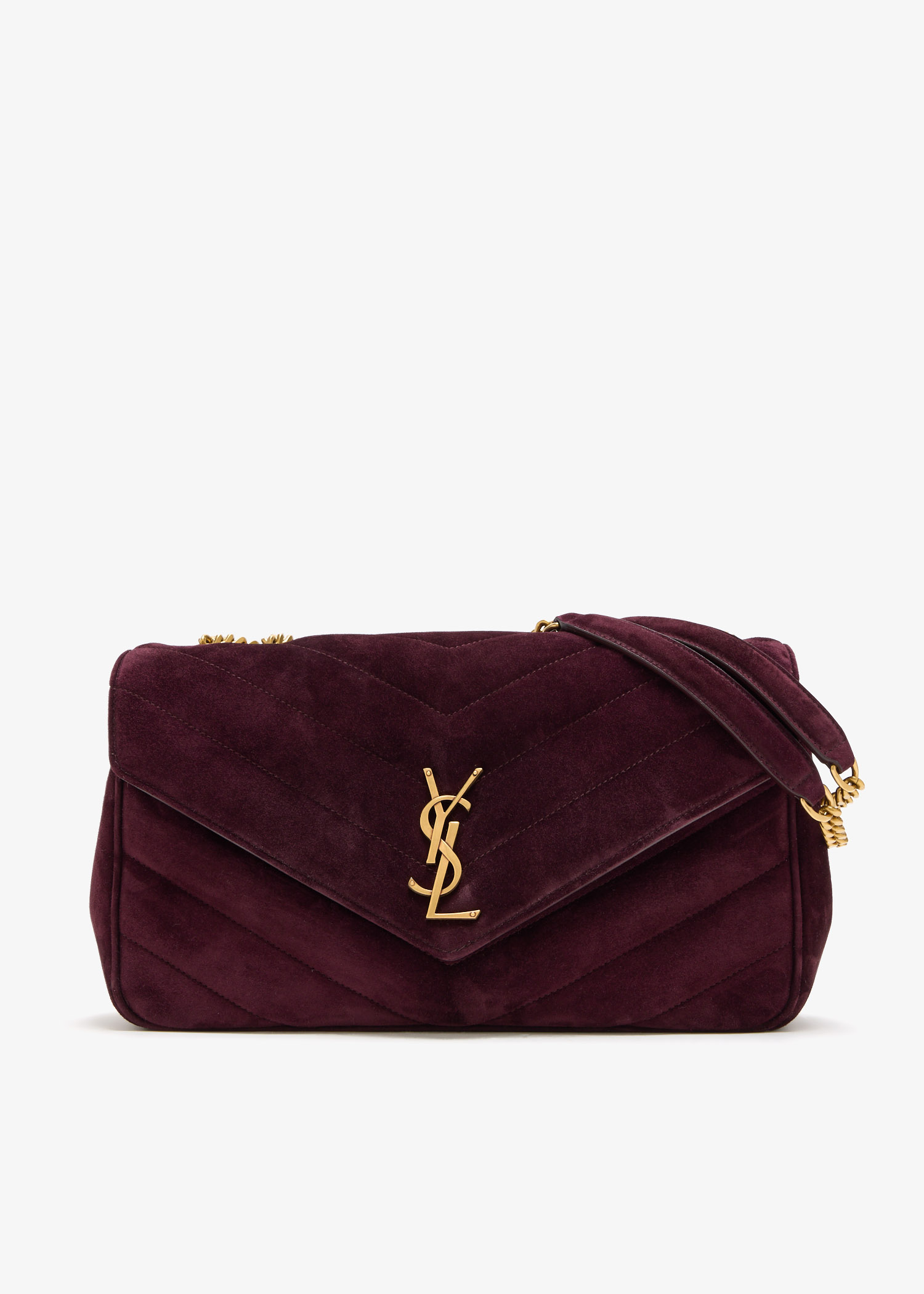 

Loulou medium shoulder bag, Burgundy