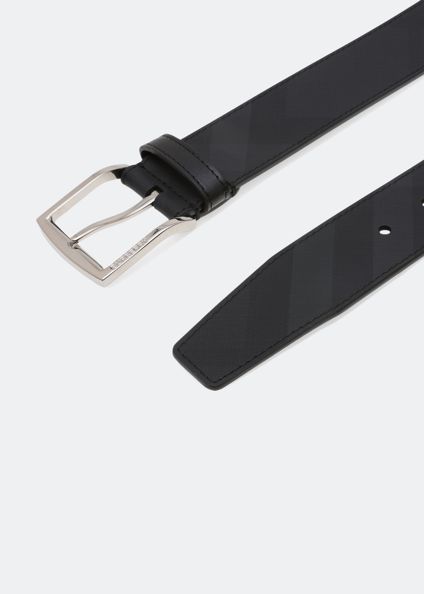 

Leather belt, Grey