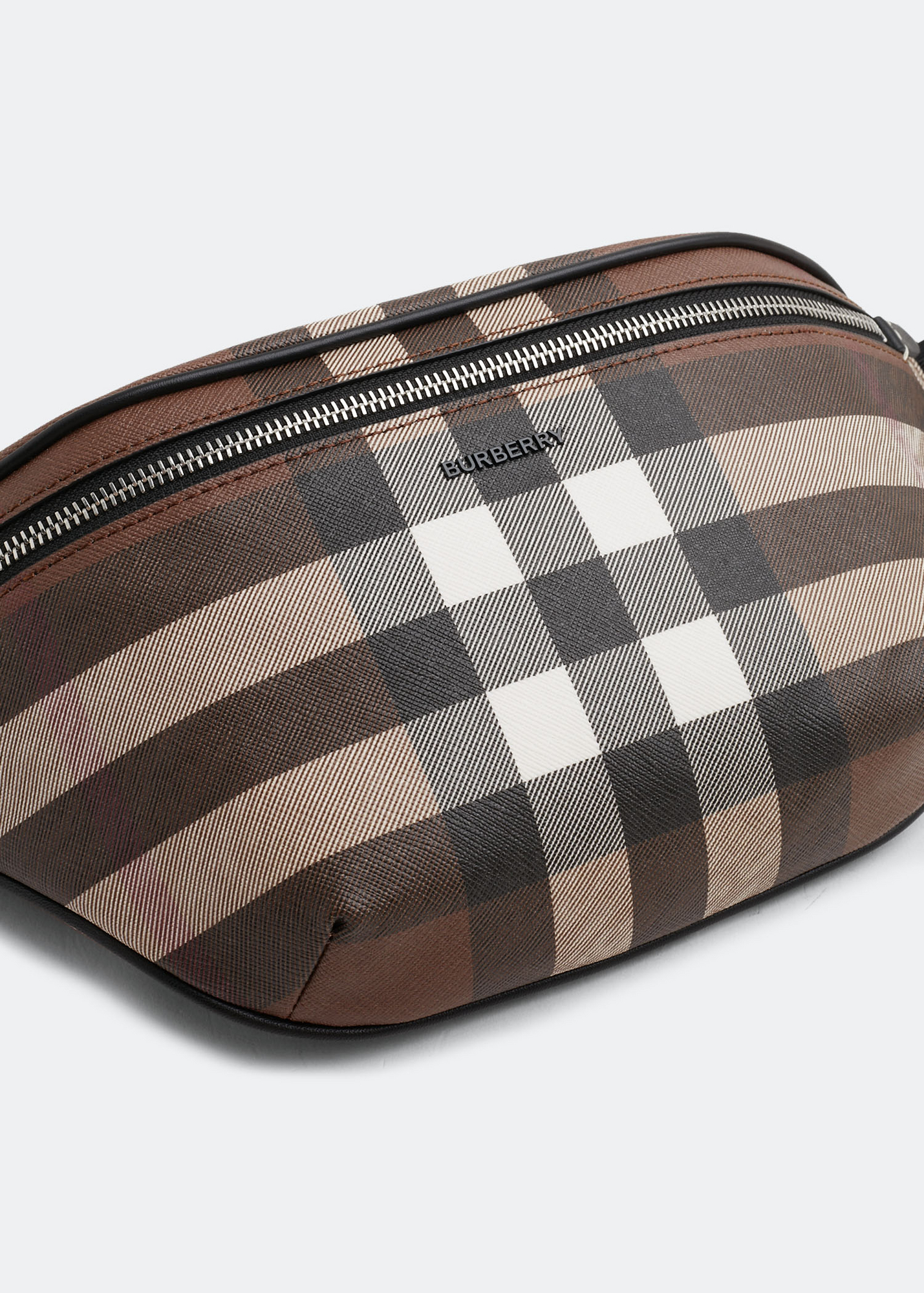 

Cason Tartan belt bag, Brown