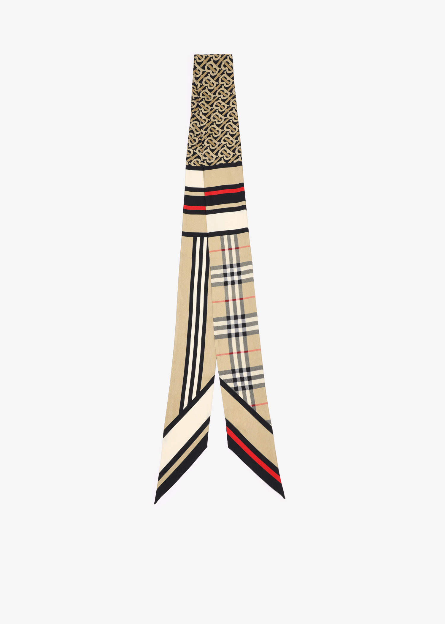 

Skinny Montage Silk scarf, Printed