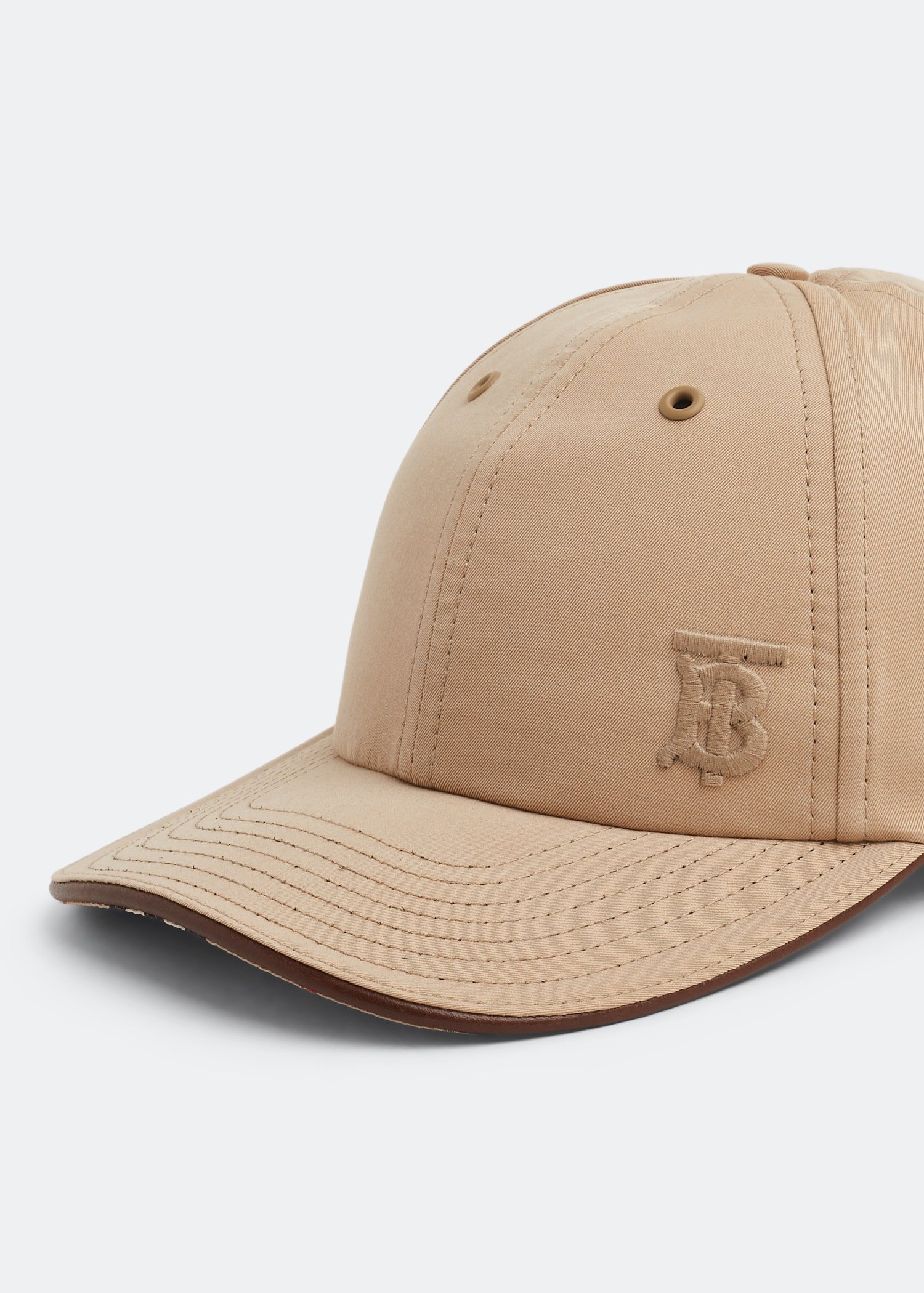 

Monogram motif baseball cap, Beige